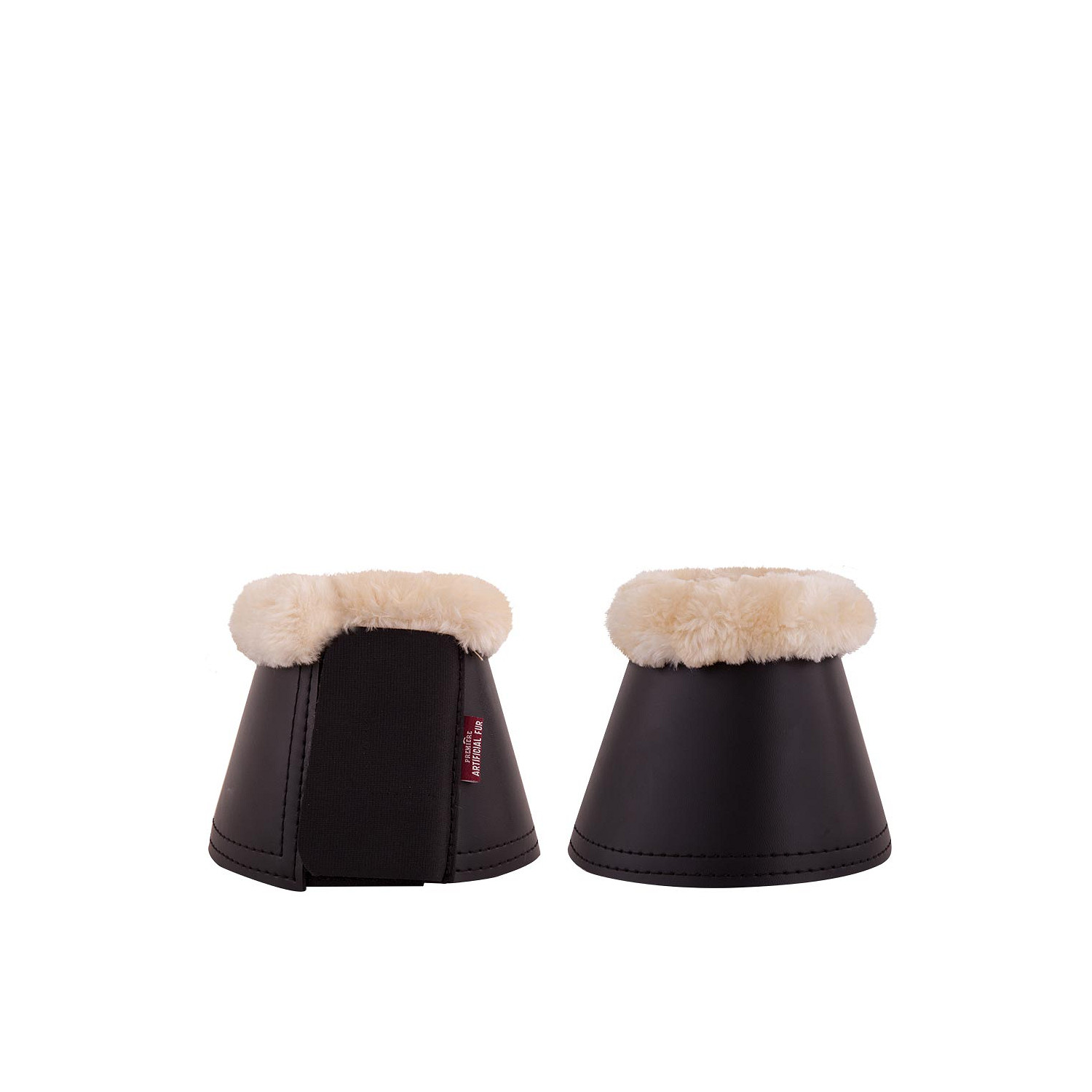 Springglocken Artificial Fur in schwarz/natur