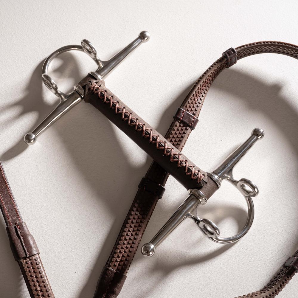 Leder-Gagtrense mit Knebeln