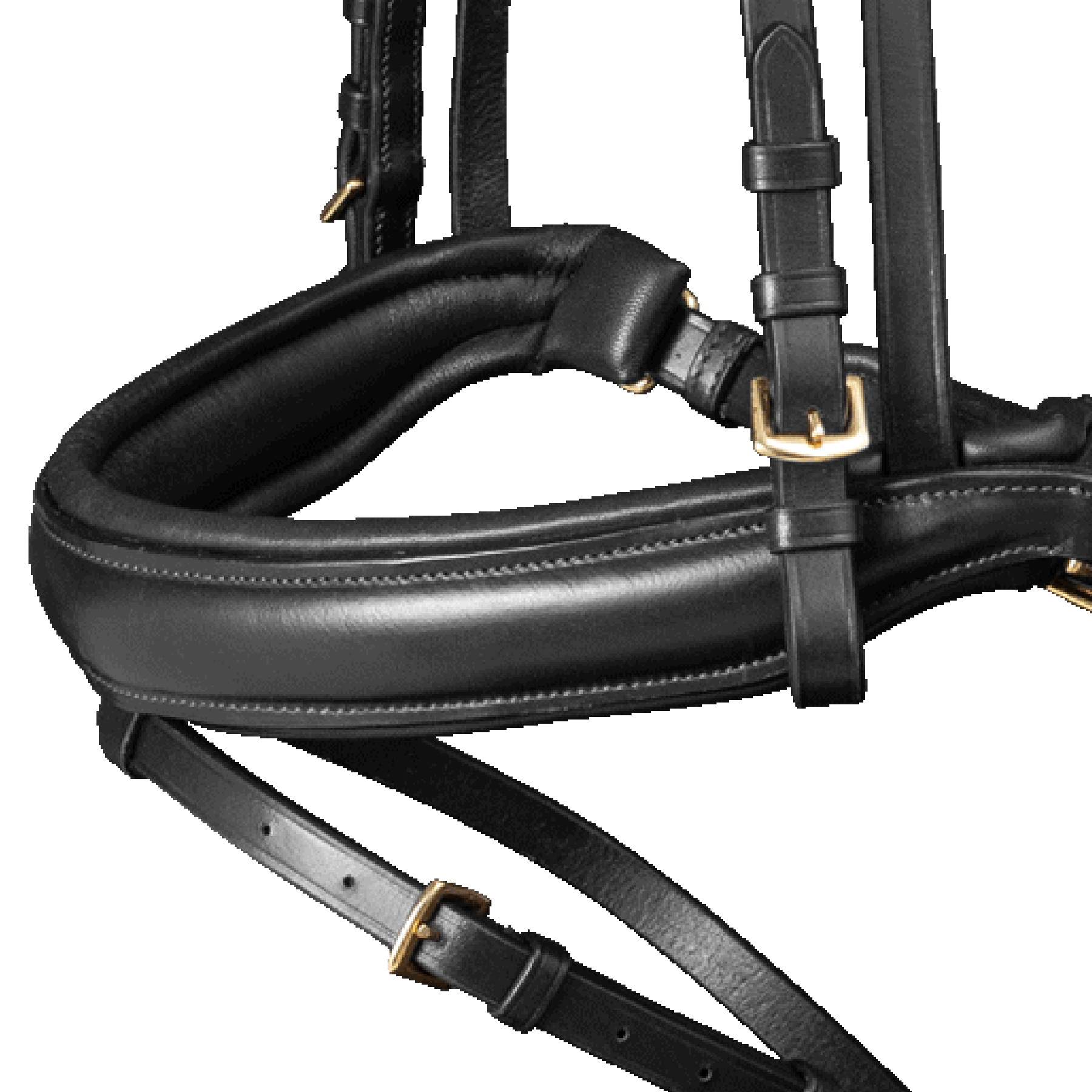 Snaffle bridle X-Line Goldheart, swedish comb.