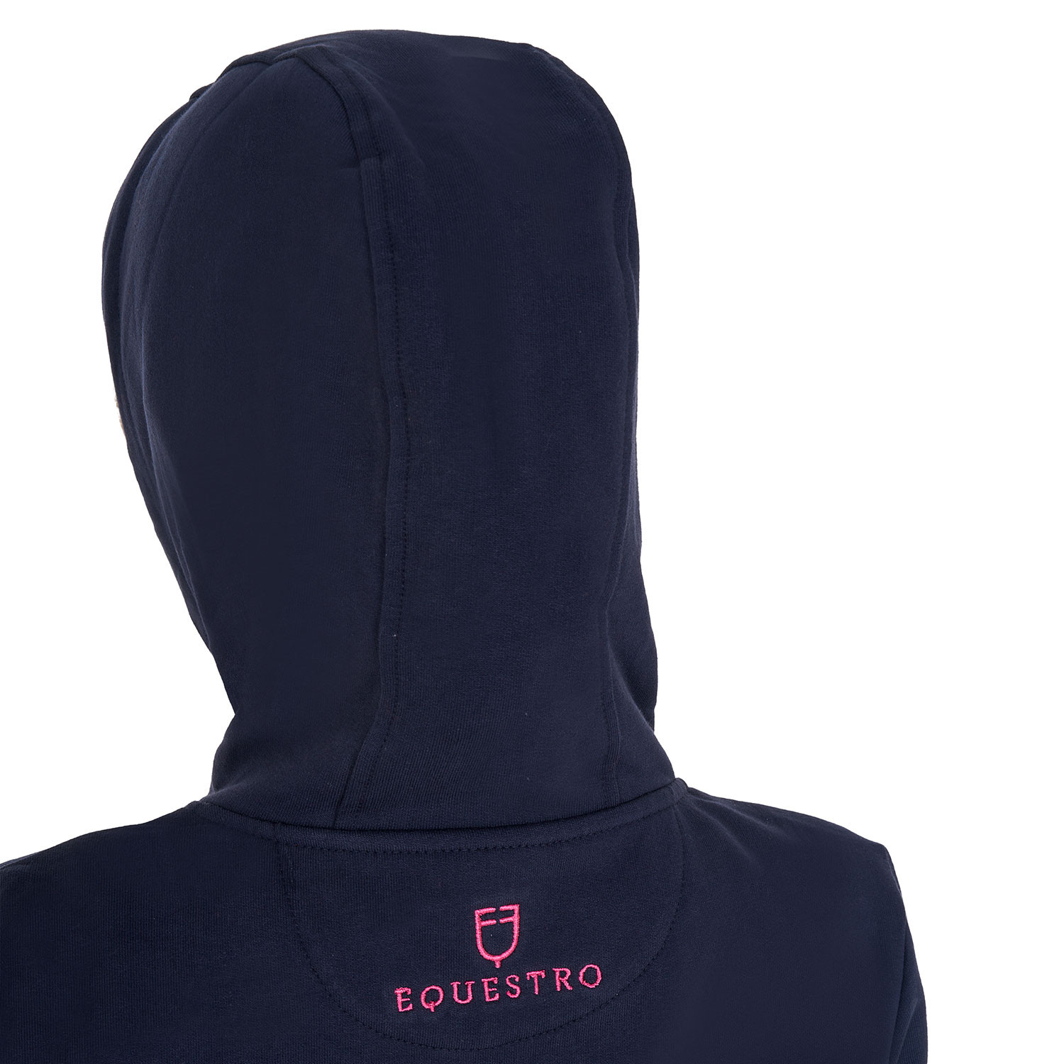 Kinder-Hoodie mit Reißverschluss und Schwamm-Schriftzug