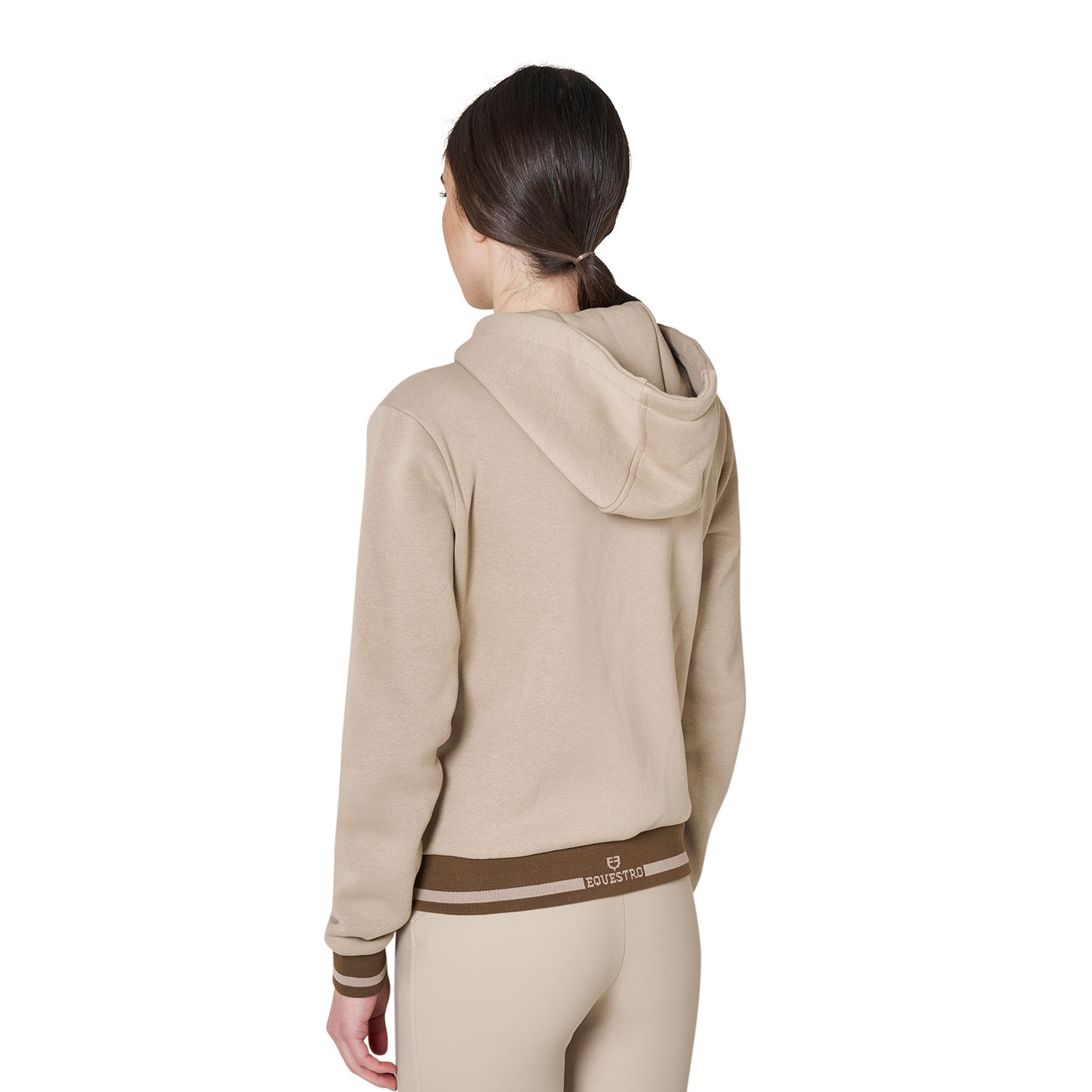 Damen-Kapuzenjacke mit Frontreißverschluss