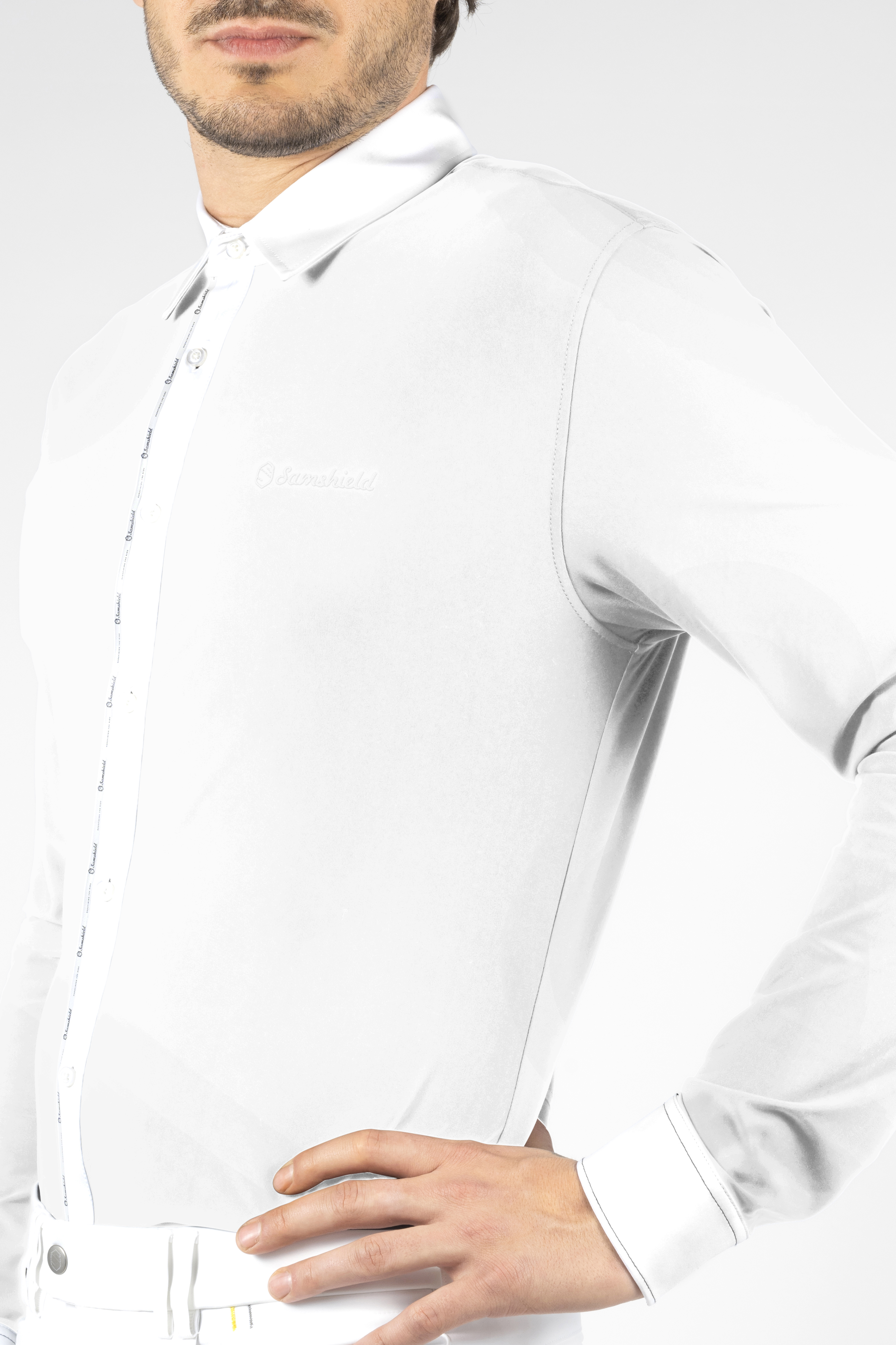 Men's competition shirt Georges in white