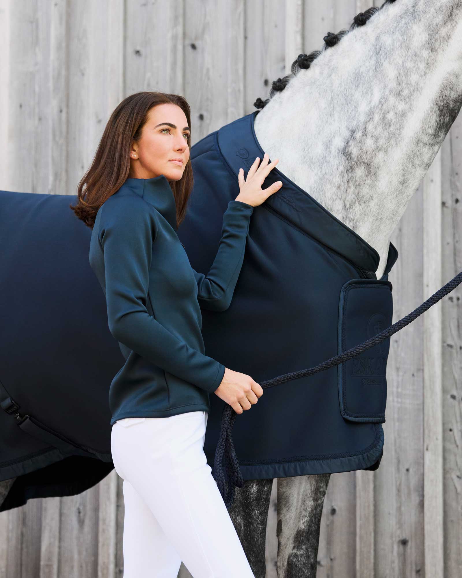 Women's Half Zip Platinum functional shirt