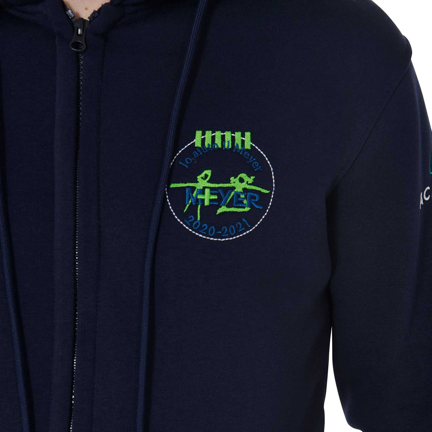 Herren-Sweatshirt mit Kapuze und Multi-Logo