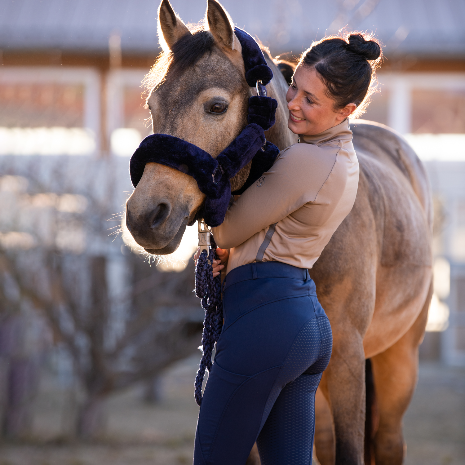 Reithose Damen Vanda Winter mit Vollgrip