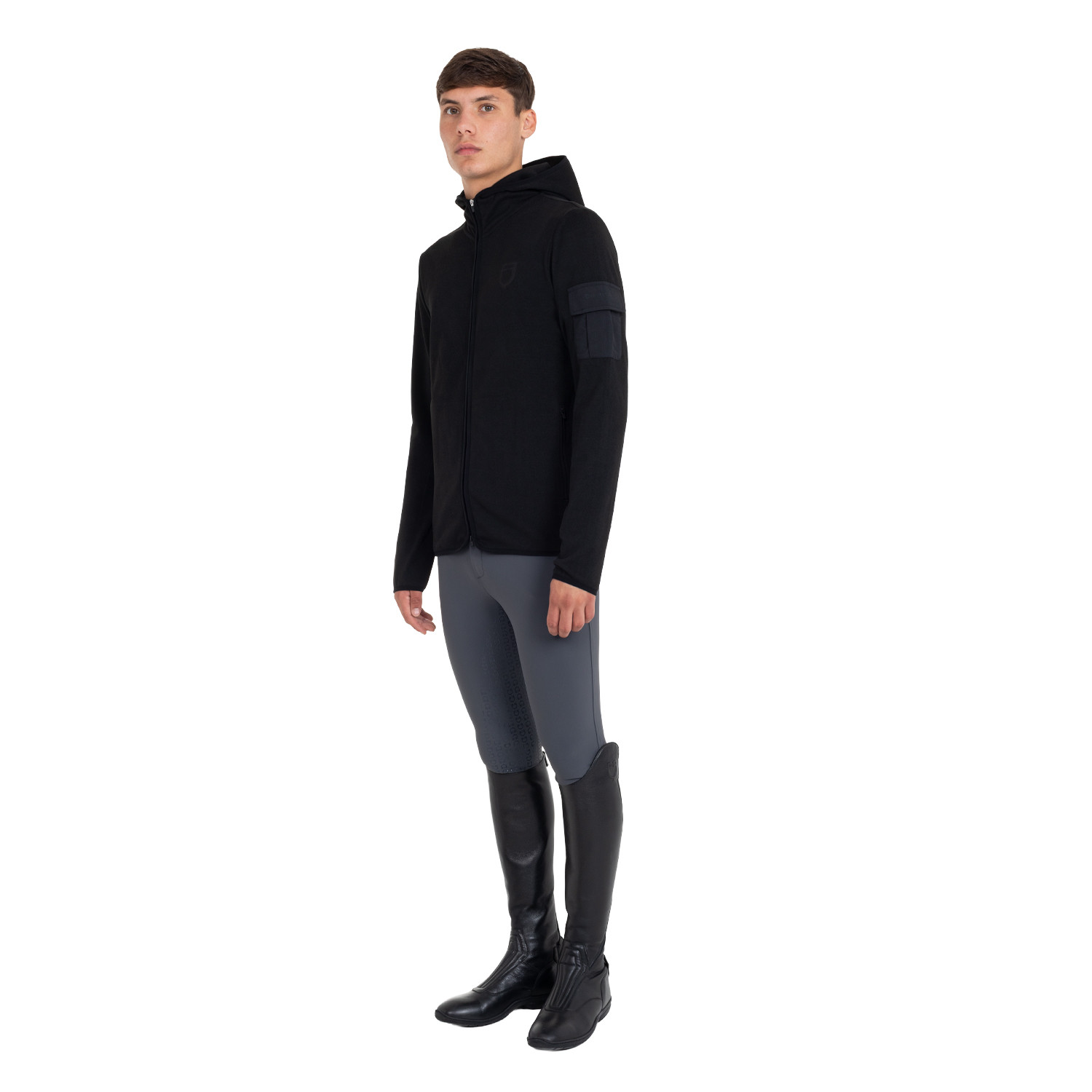 Herren-Reithose Slim Fit mit Vollbesatz