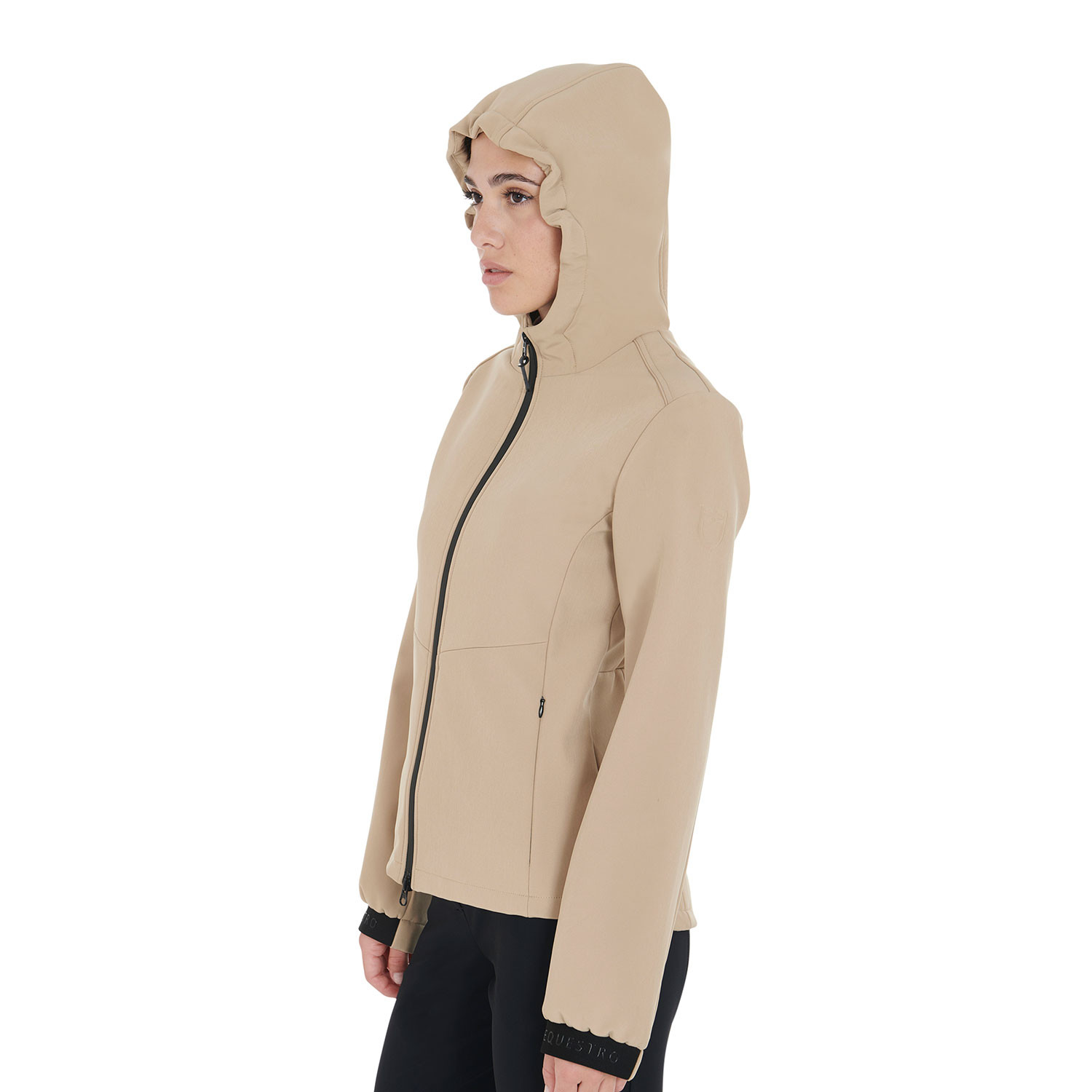 Taillierte Softshell-Jacke mit verdeckten Taschen