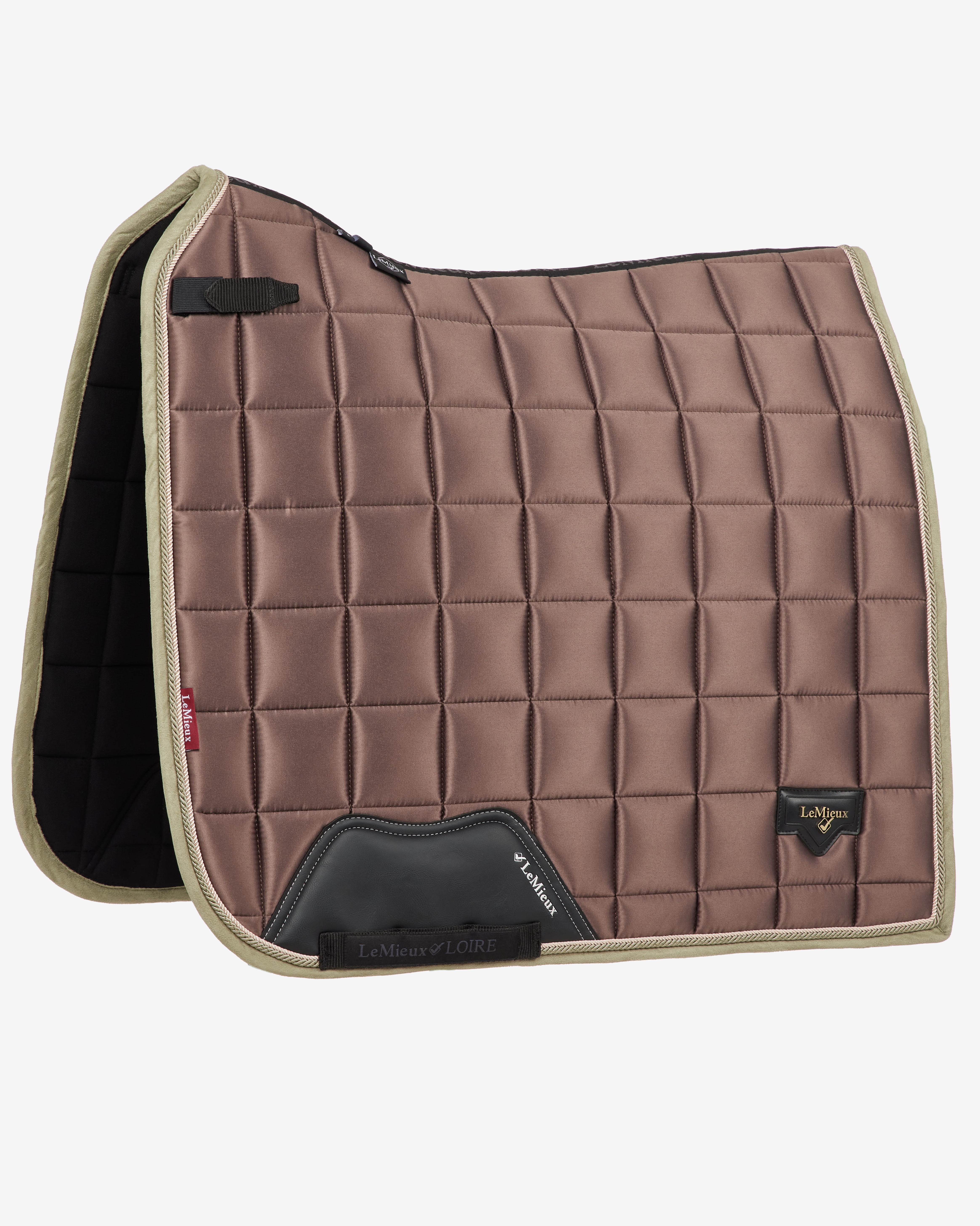 Saddle pad Loire Classic in walnut