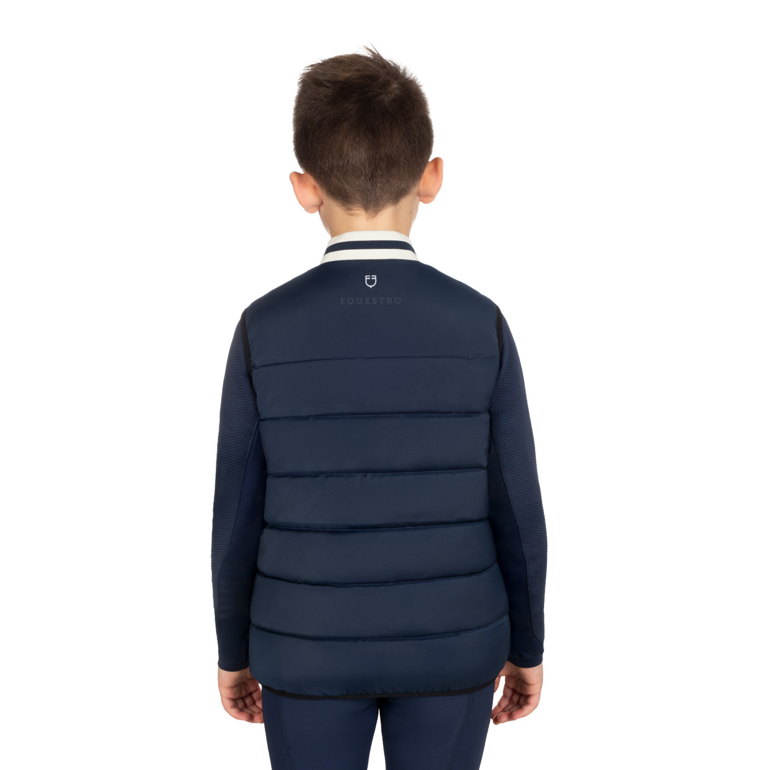 Technische Weste für Jungen mit Strickkragen