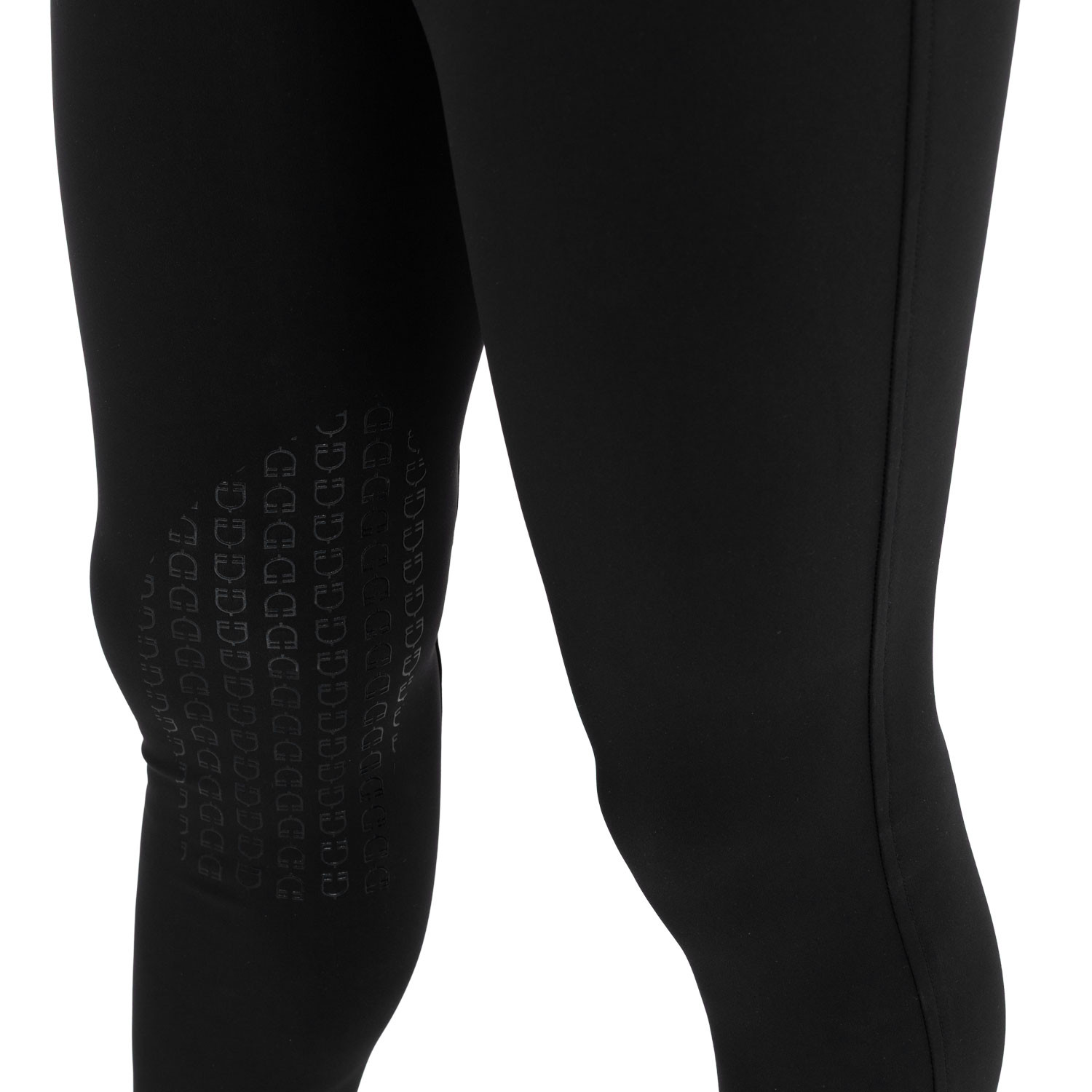 Herren-Reithose Slim Fit mit Kniebesatz