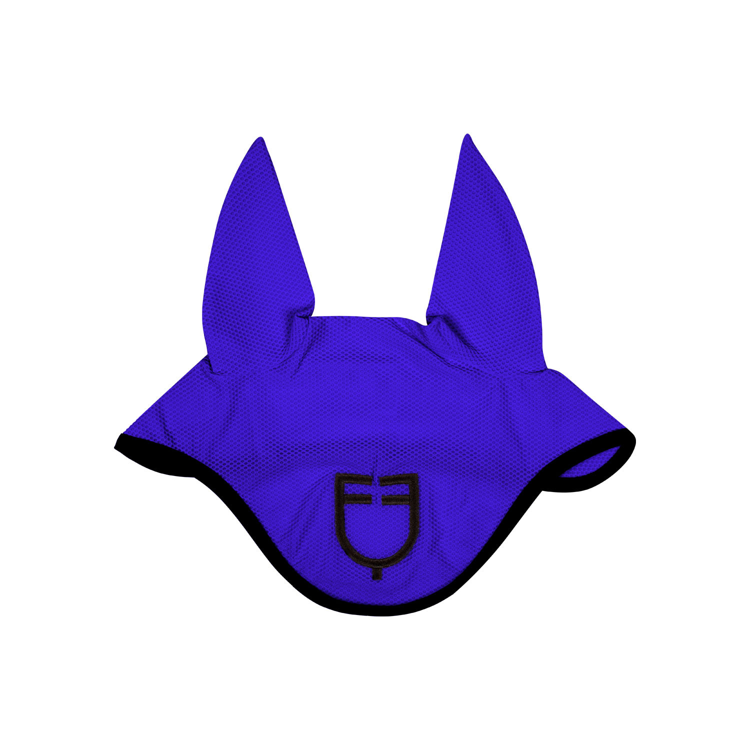 Fliegenhaube aus perforiertem Stoff mit Logo