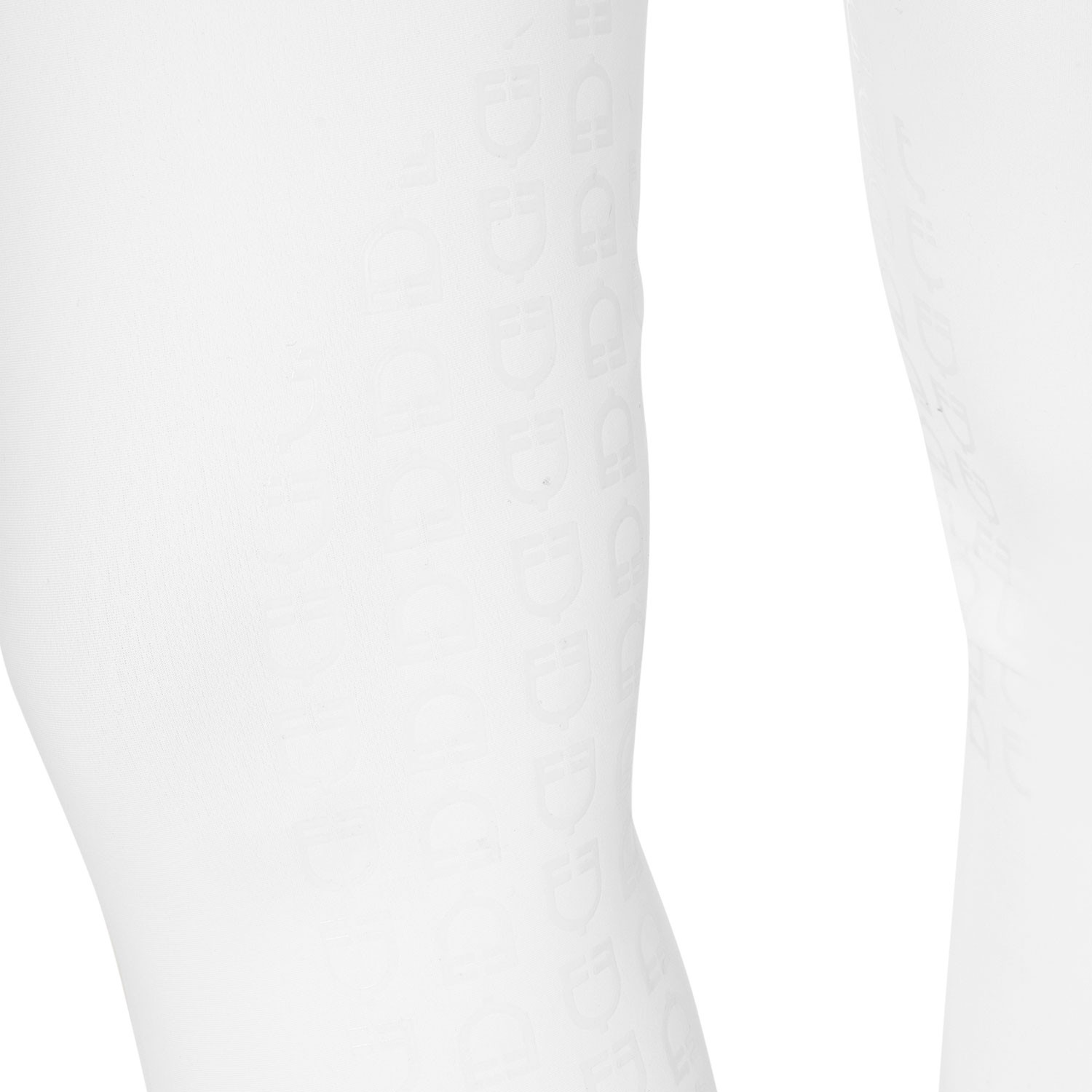 Damen-Reithose mit hohem Bund, Kniebesatz und Fleecefutter