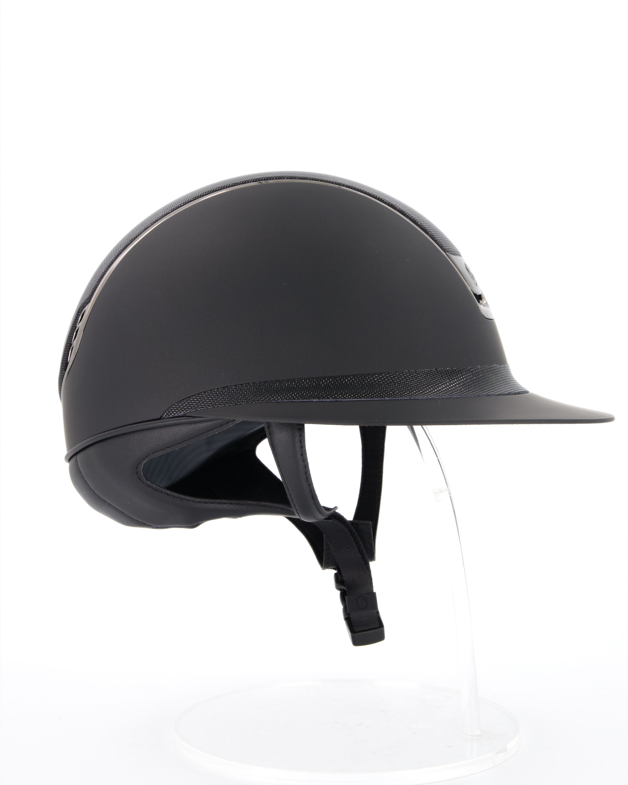 Reithelm 2.0 Miss Shield Shadowmatt Black, Top u. Frontal Band Shimmer, Trim u. Blason Chrome Black