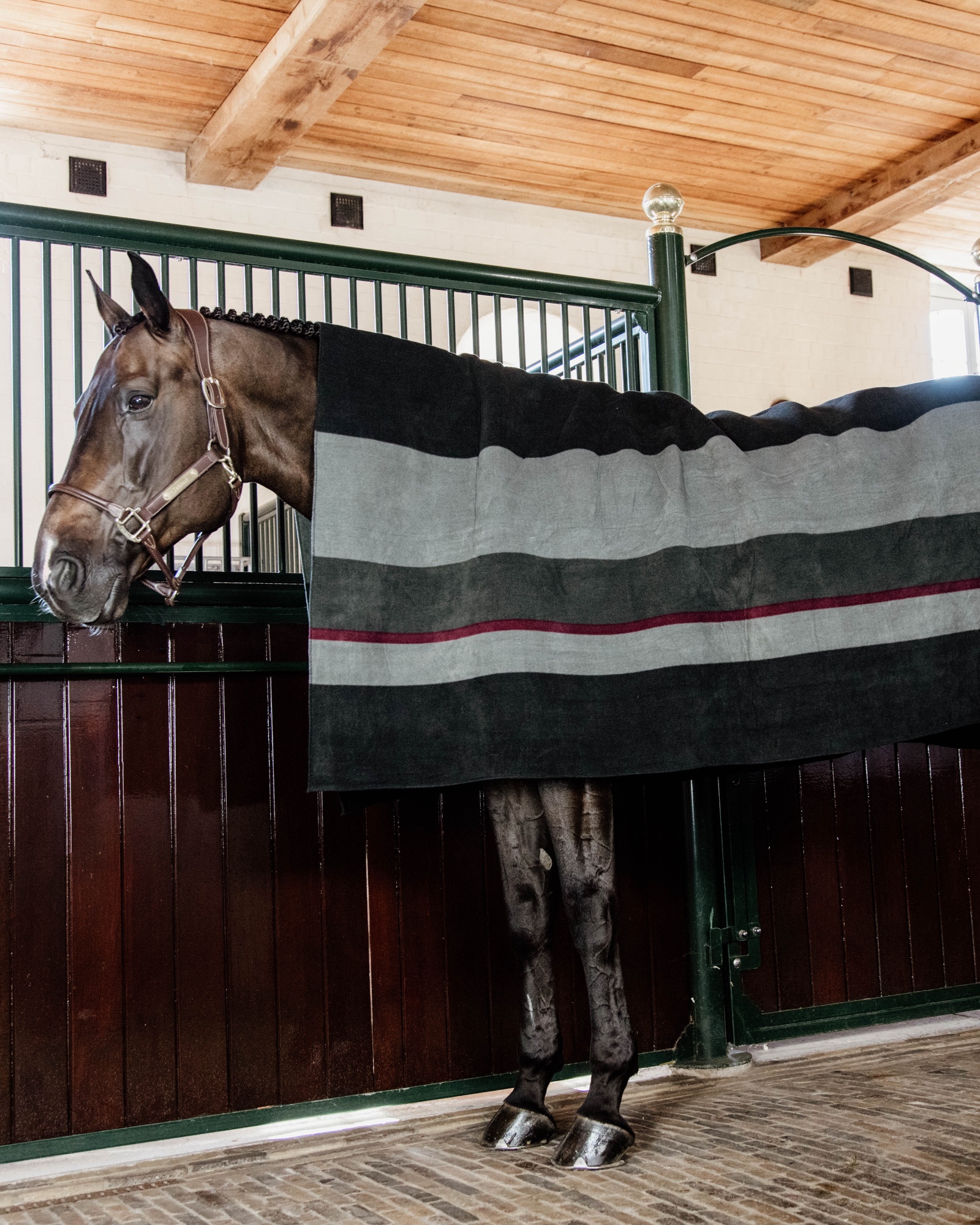 Square Stripes Heavy fleece blanket