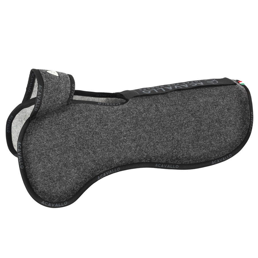 Wither-free double-sided felt pad in charcoal/grey