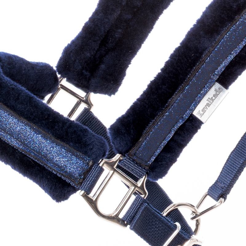 Licol paillettes "Star" - fausse fourrure