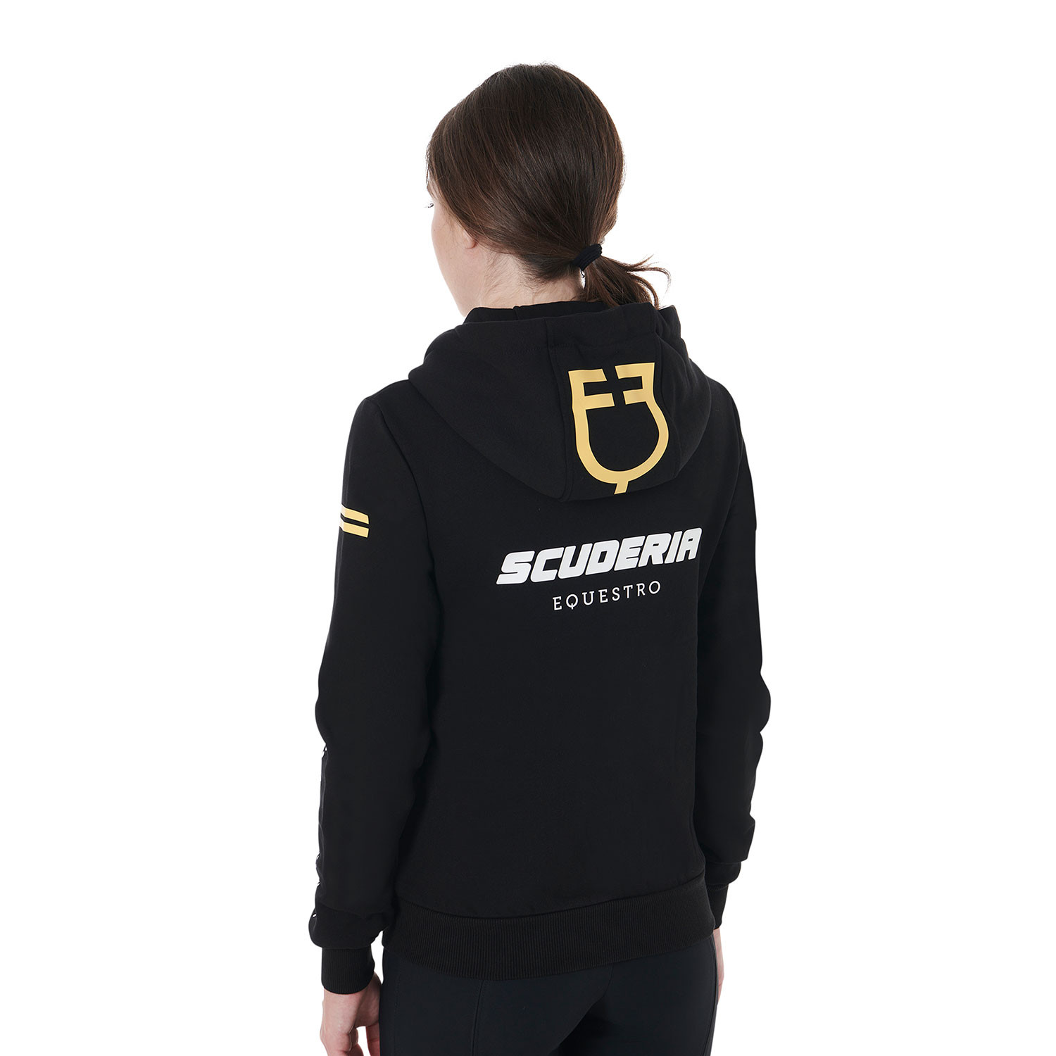 Scuderia Damen-Kapuzensweatshirt aus French Terry