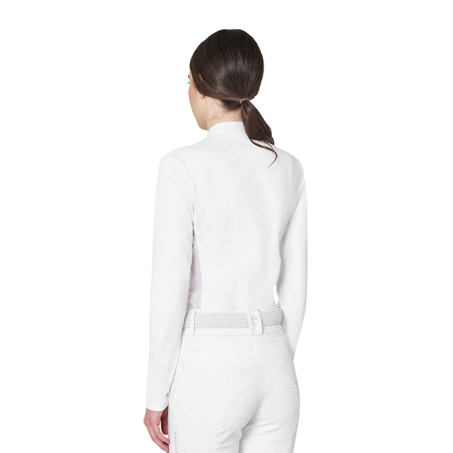 Damen-Turnier-Poloshirt Basic mit Mesh-Einsätzen