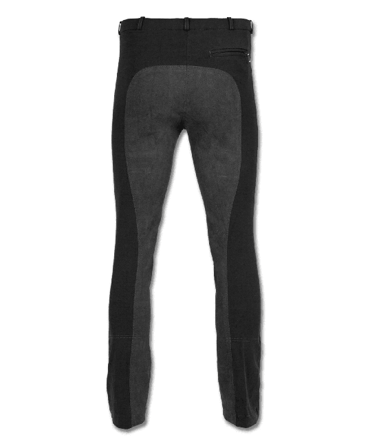 Reithose Herren Micro Jodhpur mit Vollbesatz in schwarz