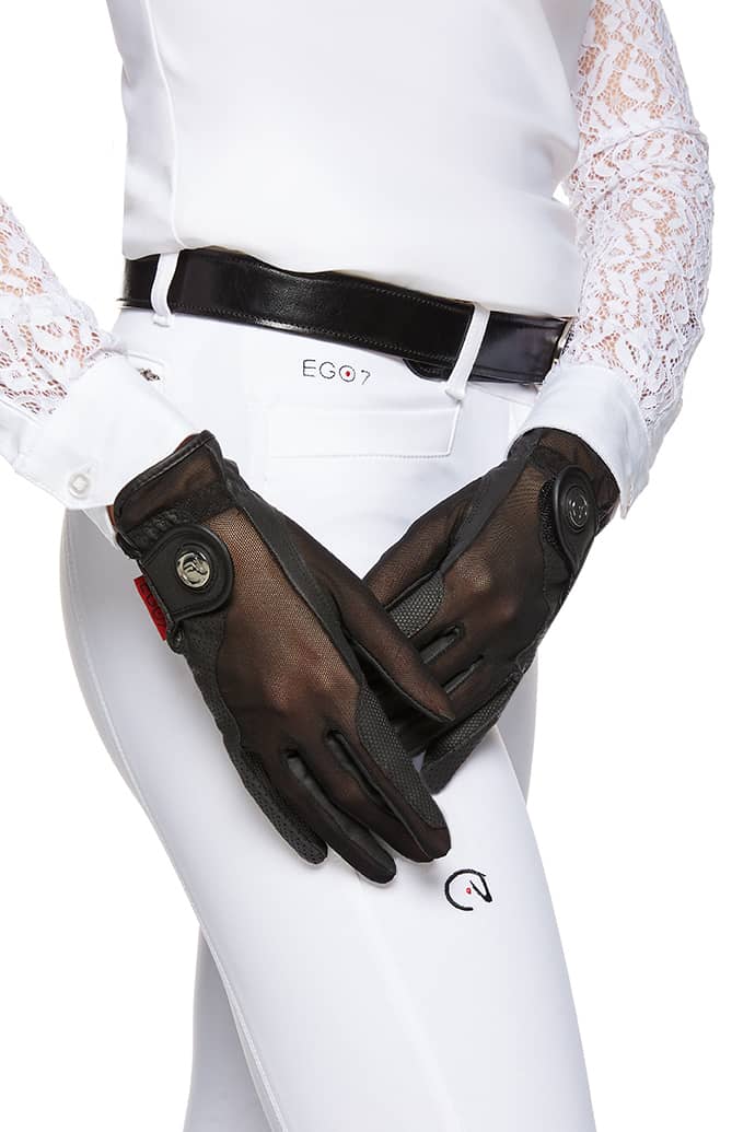 Ladies riding gloves Air in black