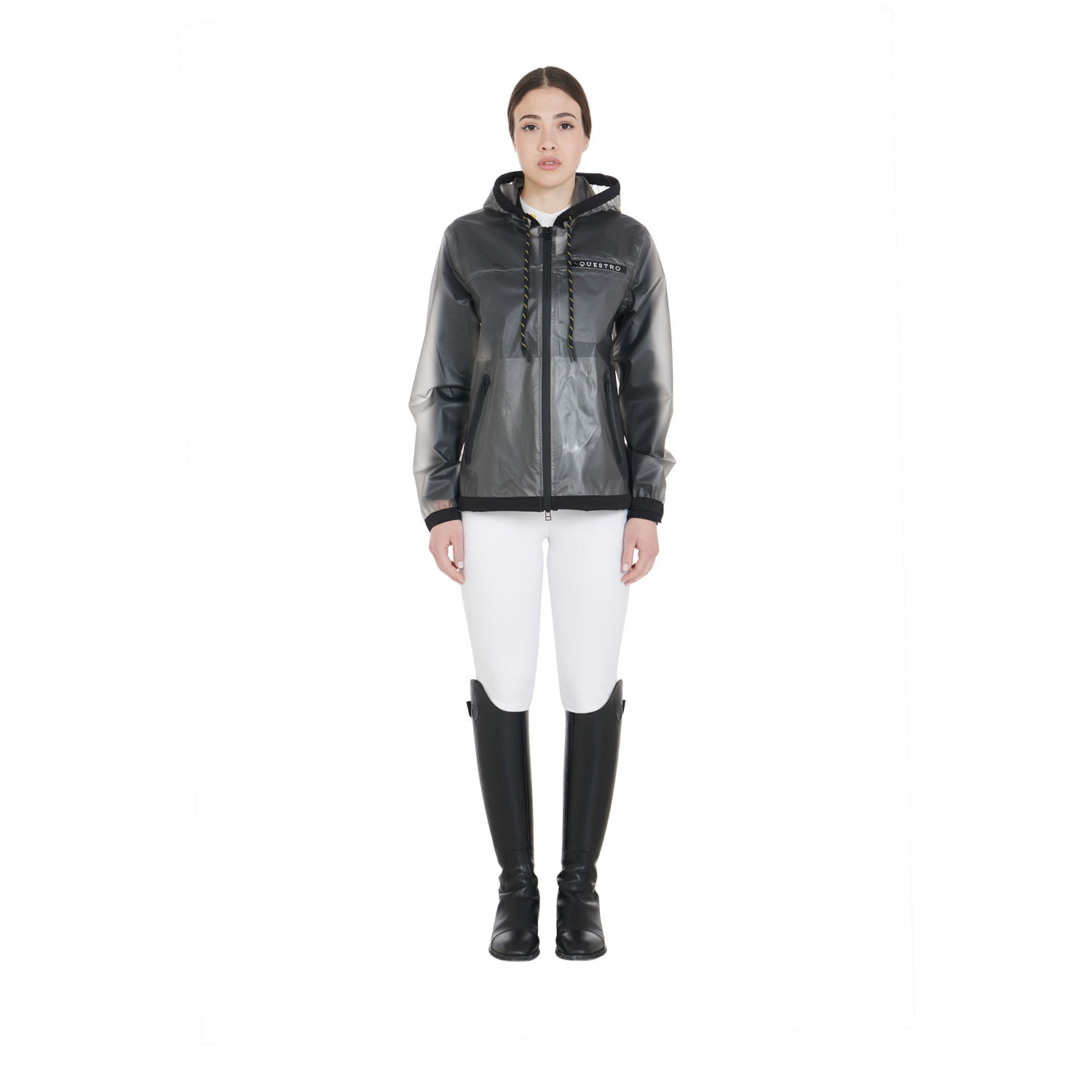 Transparente Damen-Funktions-Regenjacke
