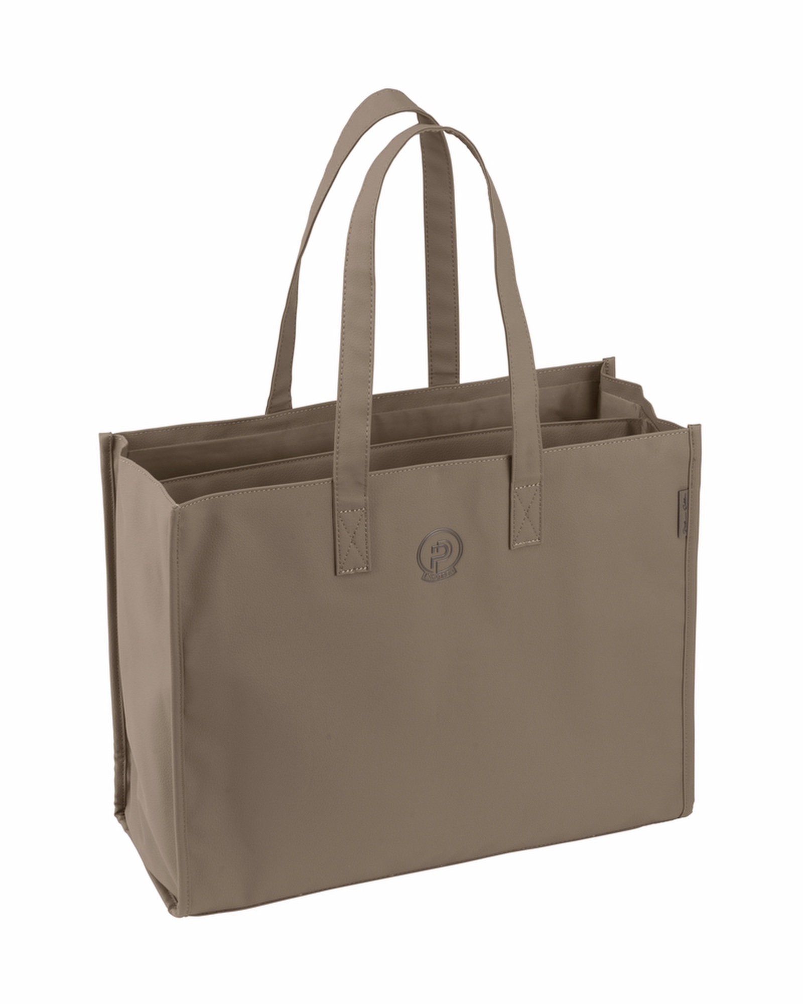 Shopper Platinum Faux Leather Shopper Platinum Faux Leather