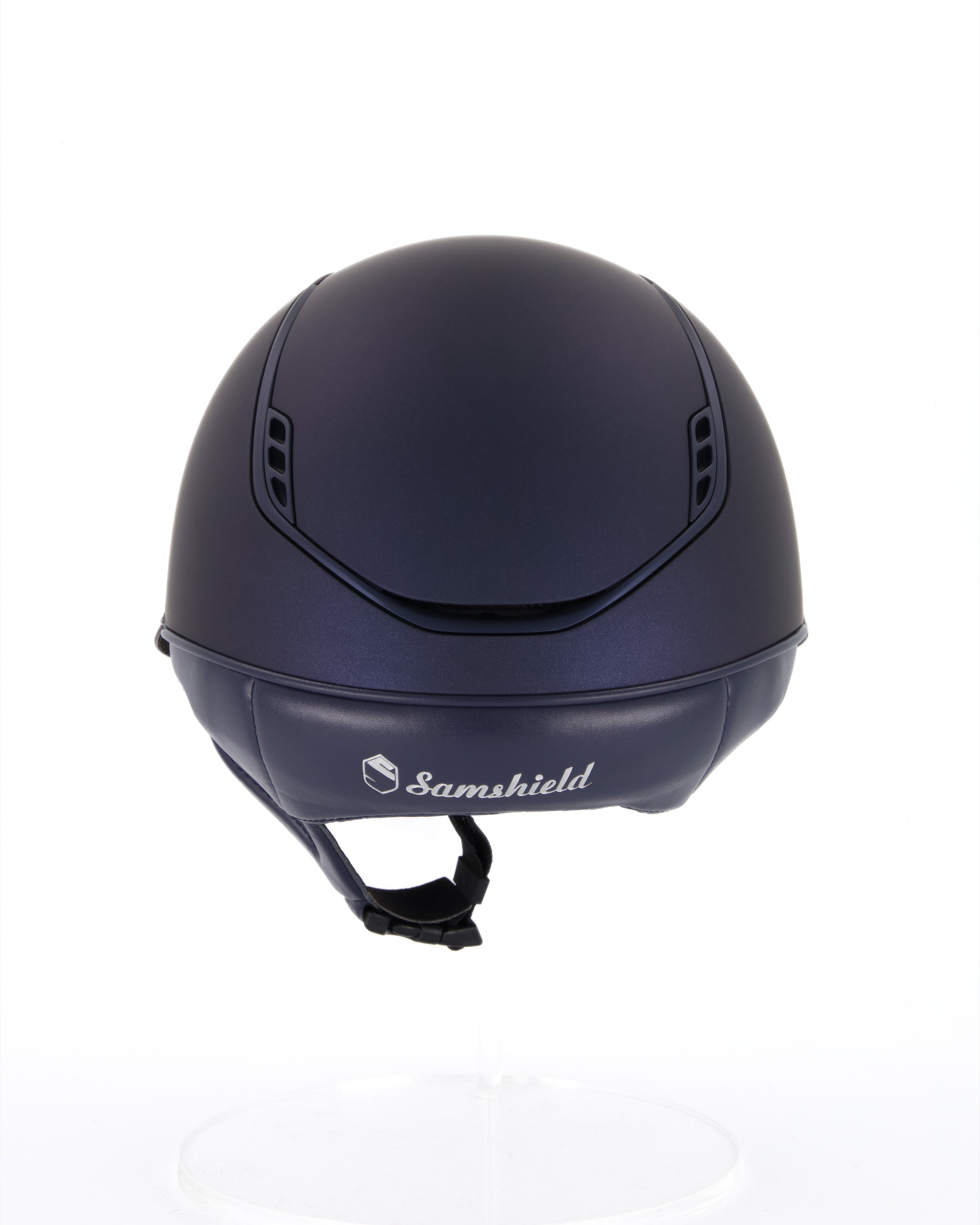 Reithelm 2.0 Miss Shield Shadowmatt Blue, Frontal Band Crystal Fabric Summer Nights, Trim u. Blason Shadowmatt blue