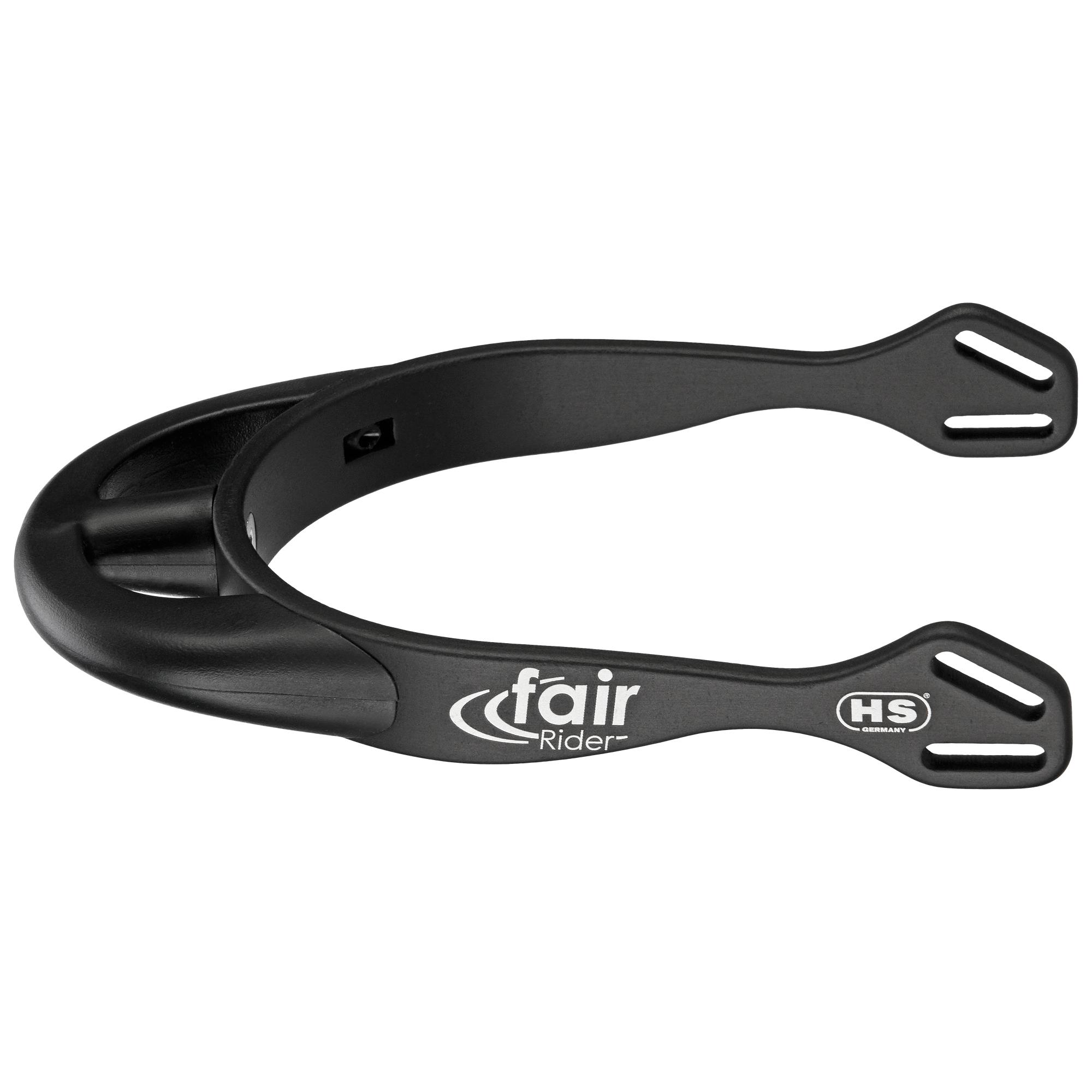 Spurs Fairrider aluminium, 25 mm, flat rounded