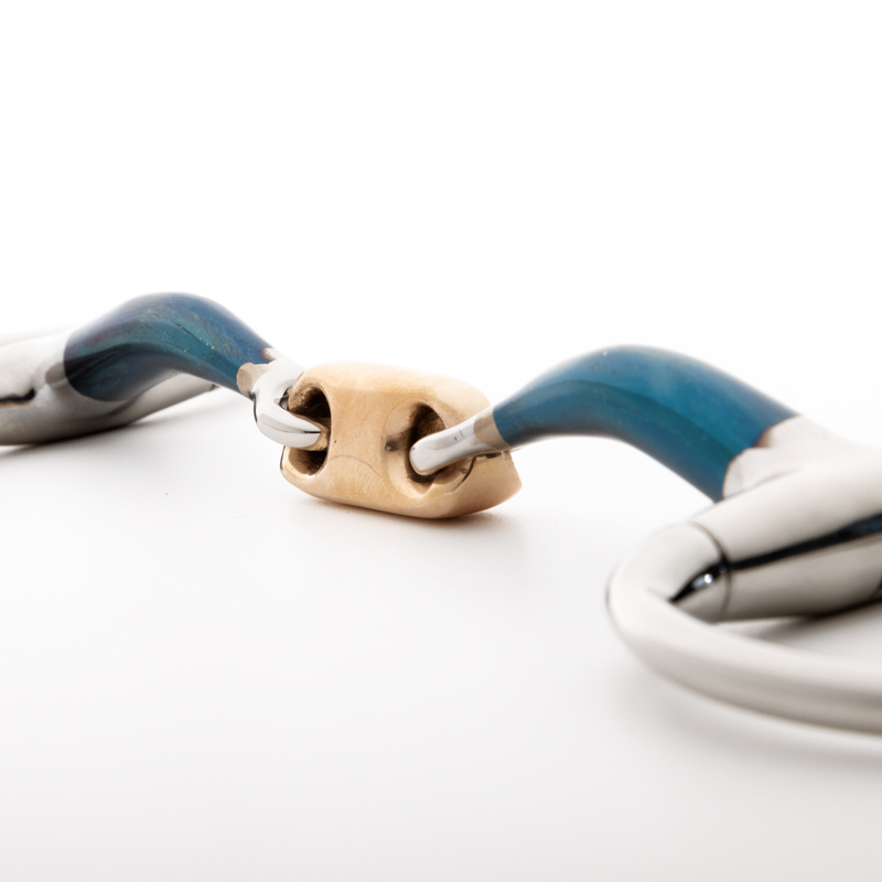 Olivenkopftrense"Ergonomic" 14mm-doppelt gebrochen