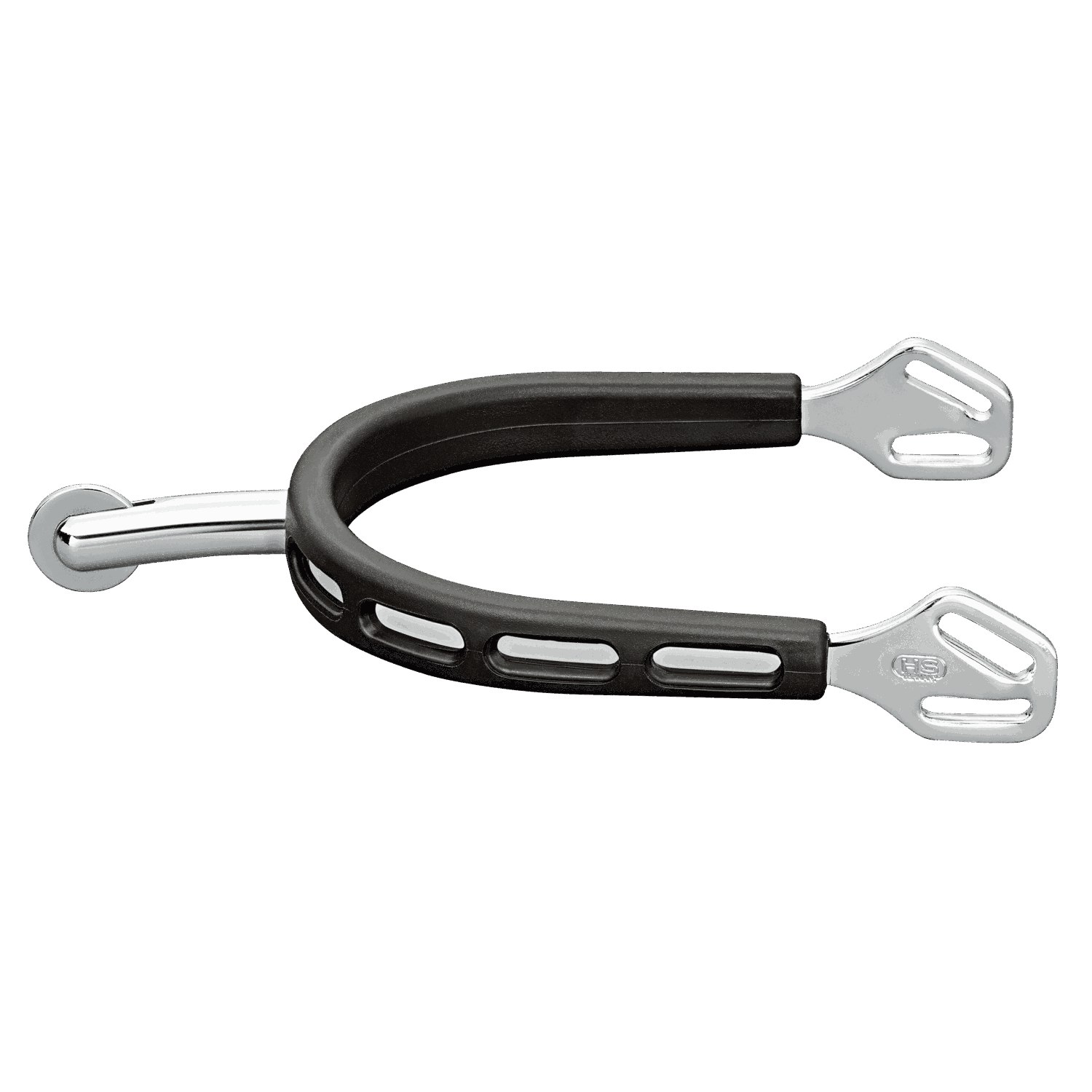 Spurs Ultra Fit Extra Grip rounded spike with small wheel in black