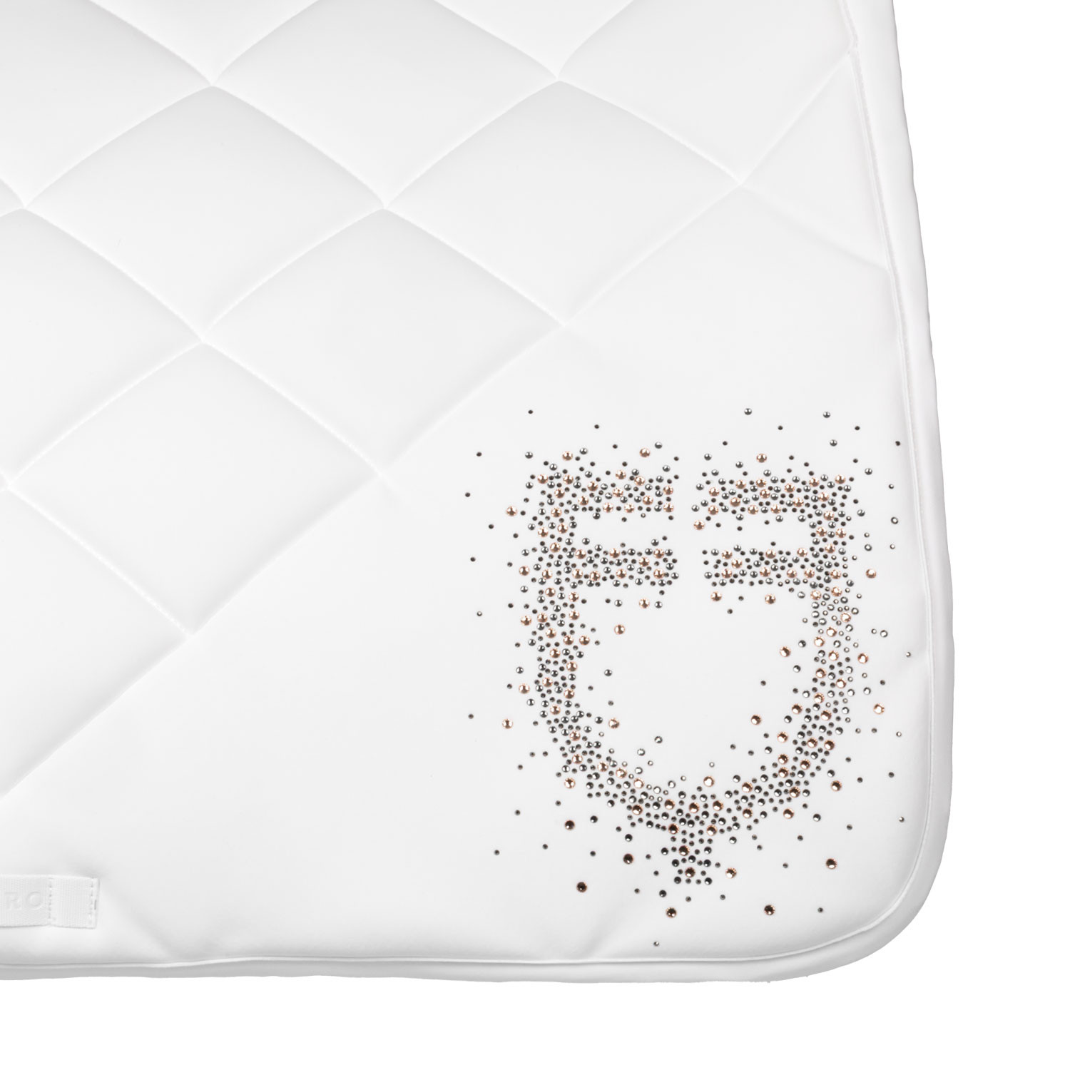 Springschabracke mit Strass-Logo