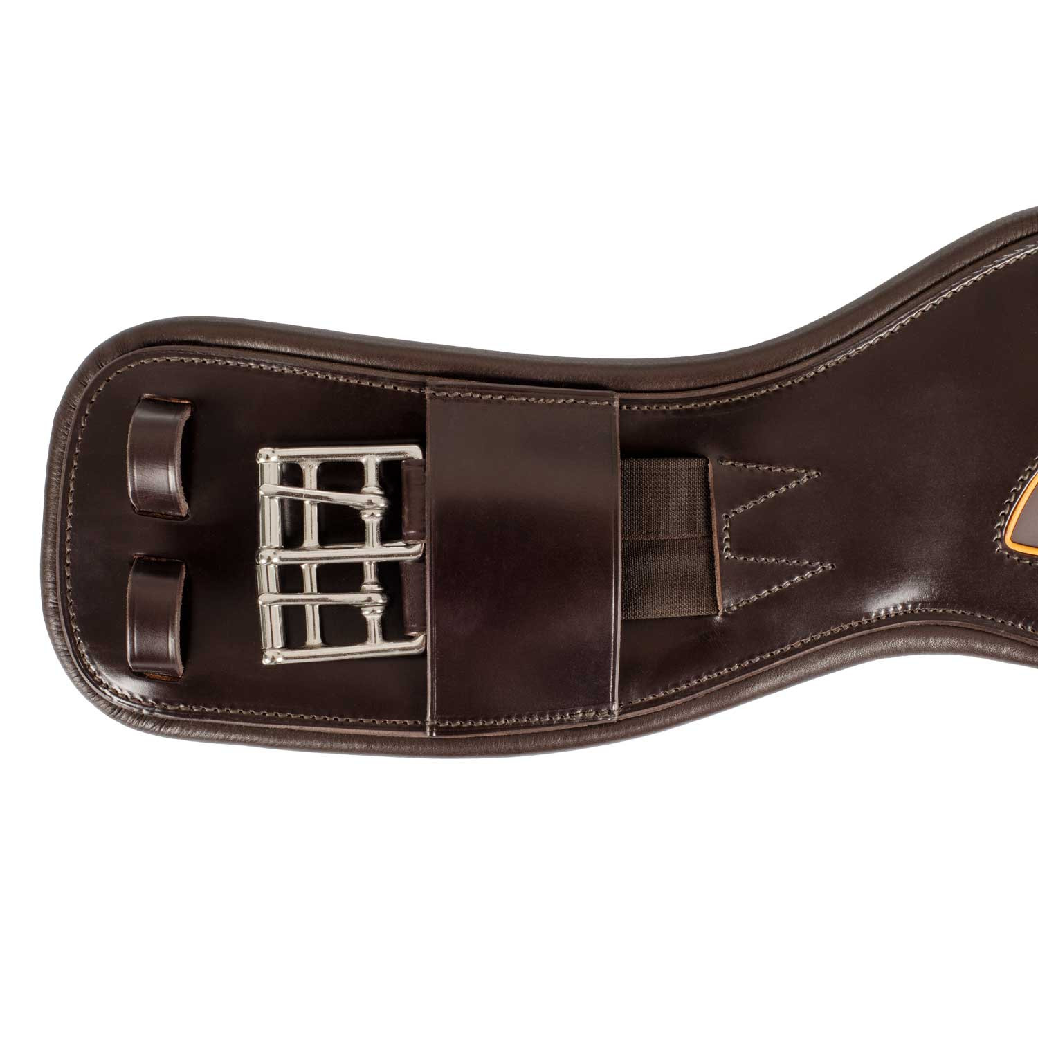 Anatomischer Dressursattelgurt Leder