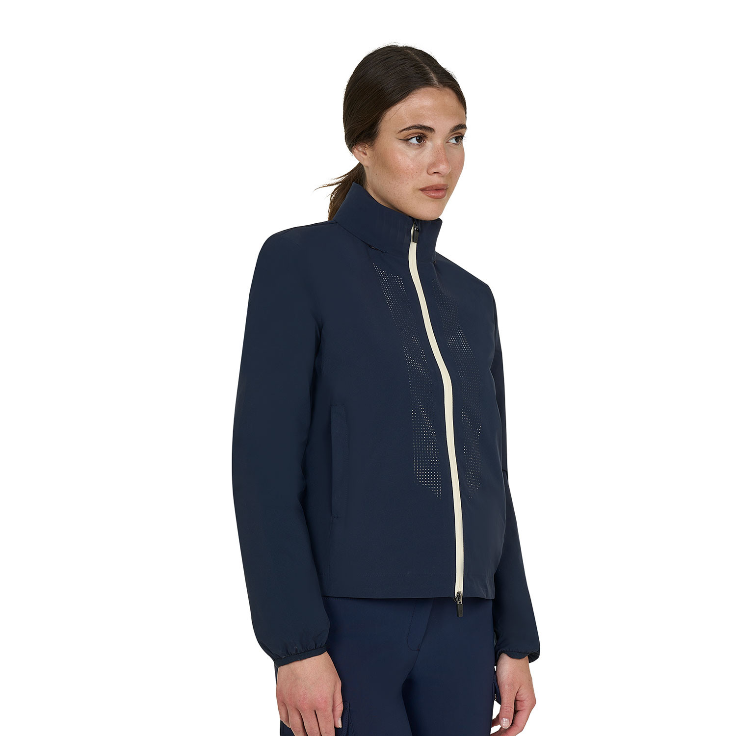 Softshelljacke für Damen mit Logo auf dem Rücken