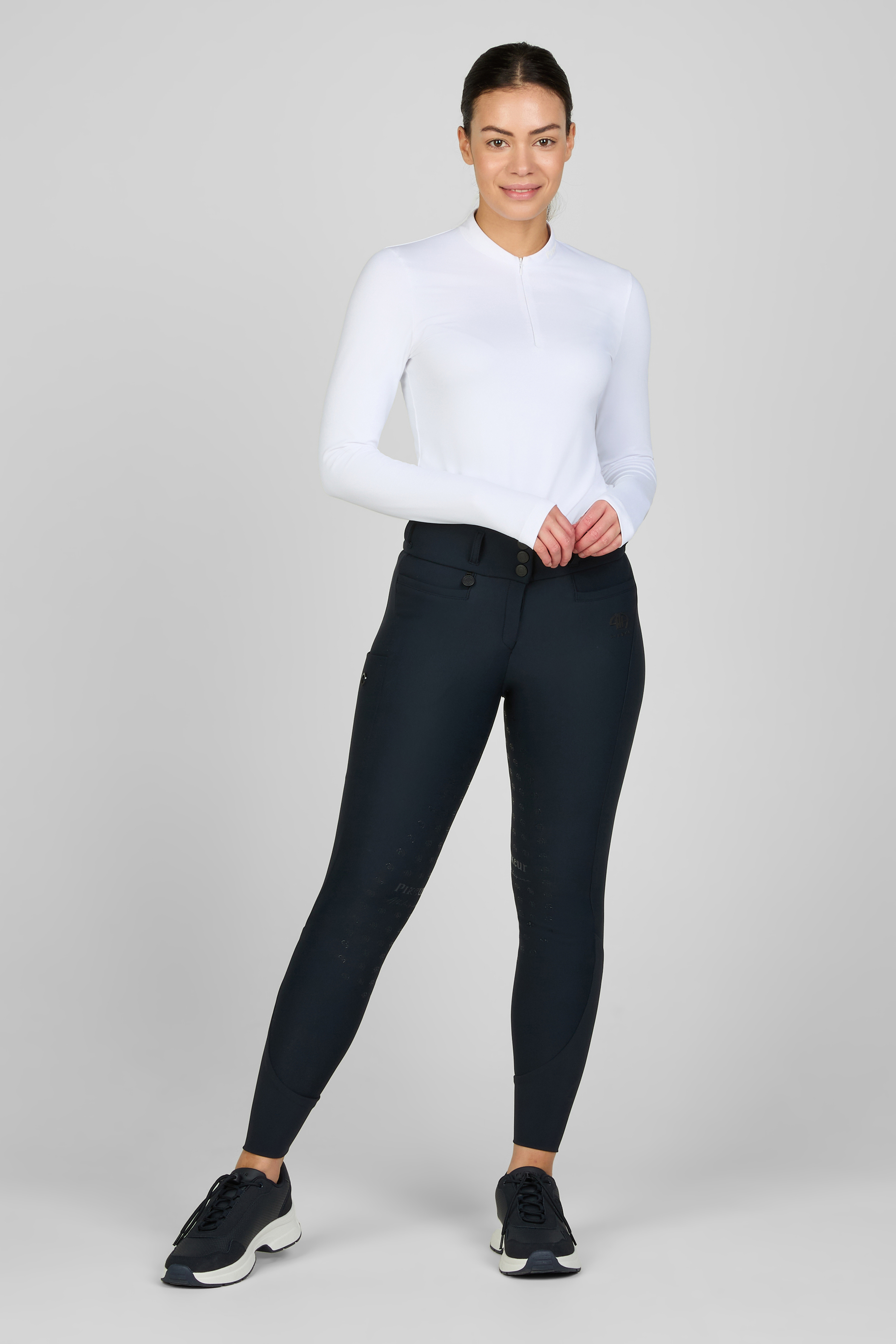 Ladies Linn Softshell Sd riding breeches with full grip