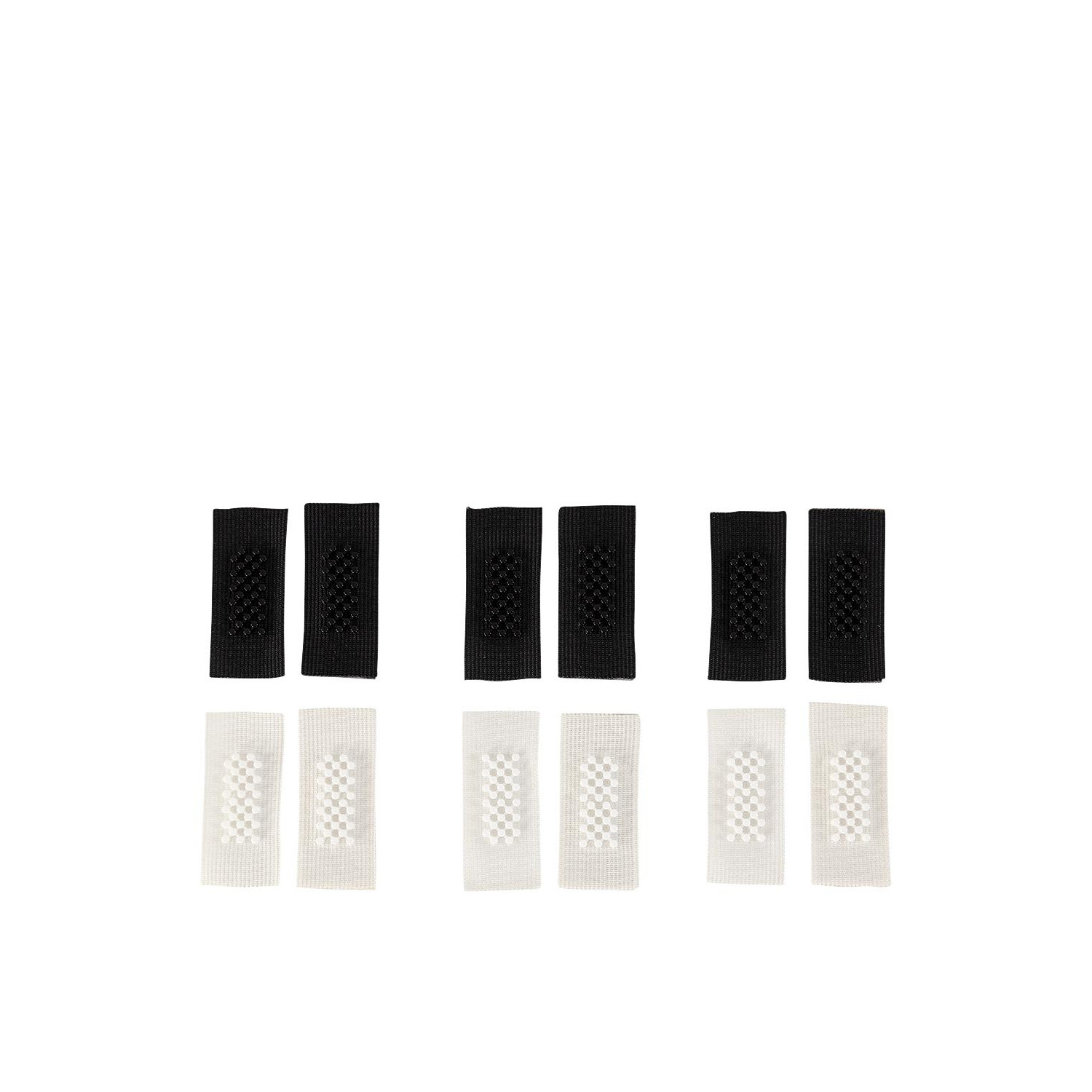 Startnummern Patch-Set 3 Sets Weiß/3 Sets Schwarz in White/Black