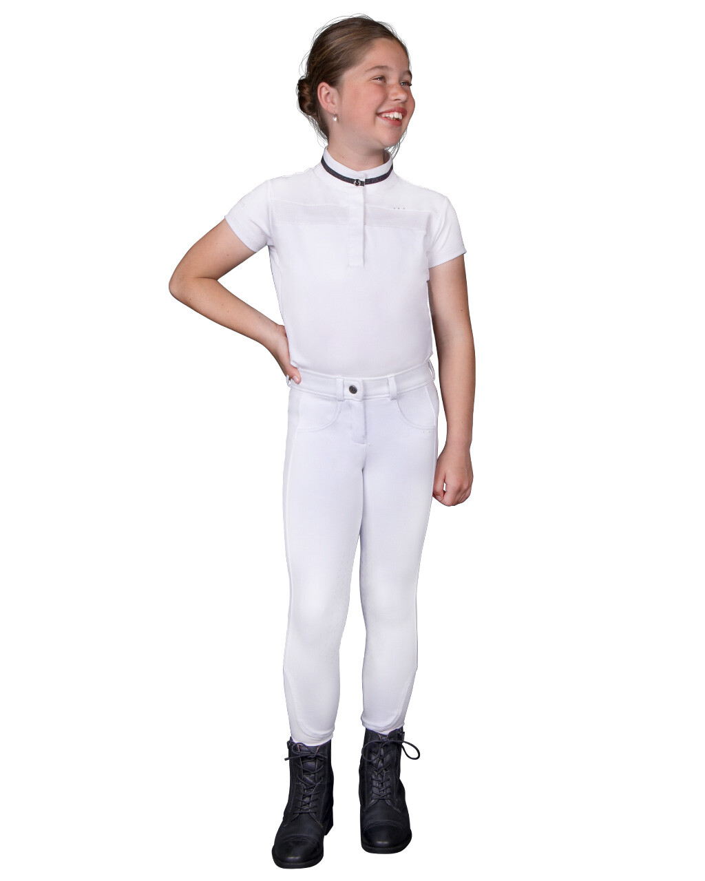 Riding breeches Kae Junior half seat