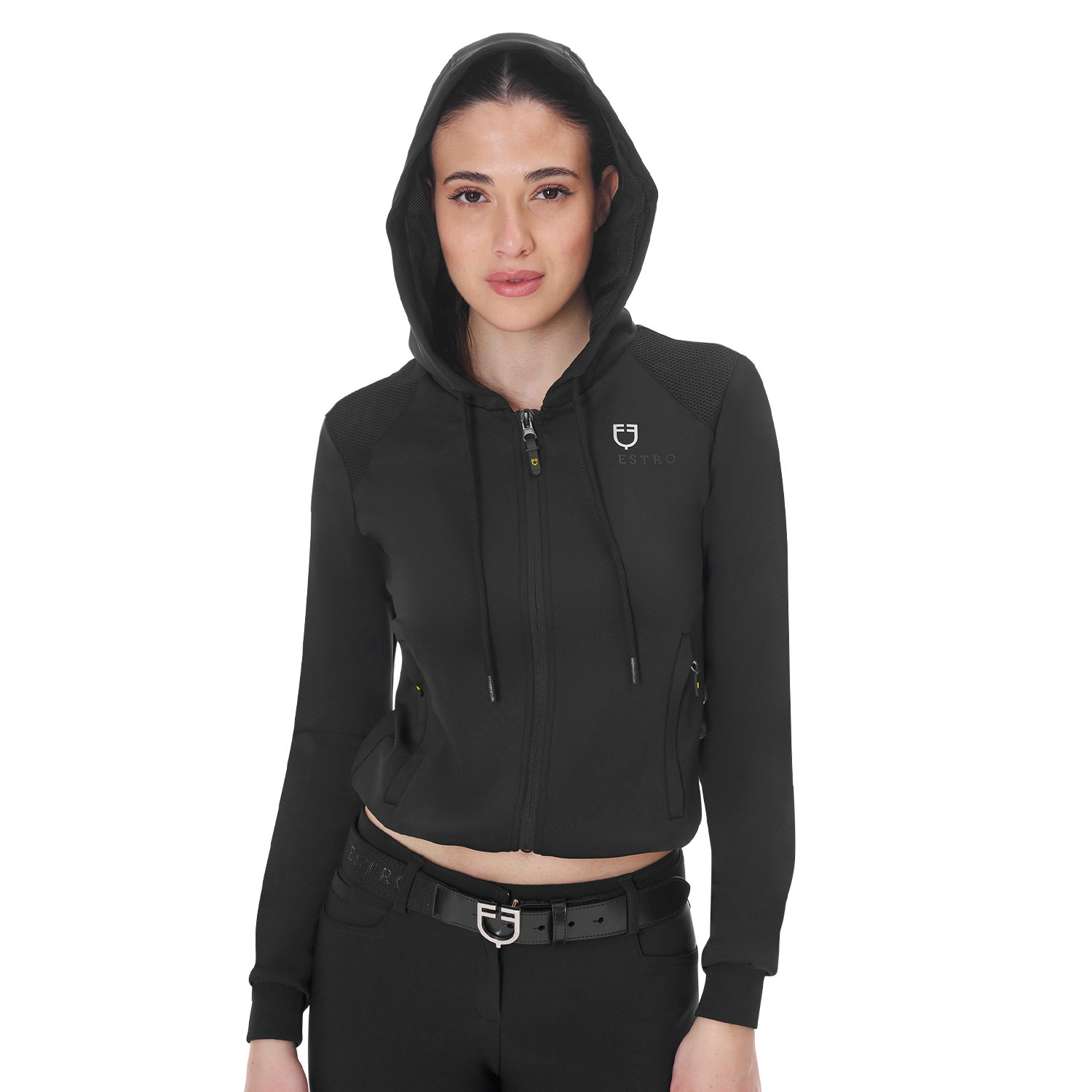 Damen-Cropped-Hoodie