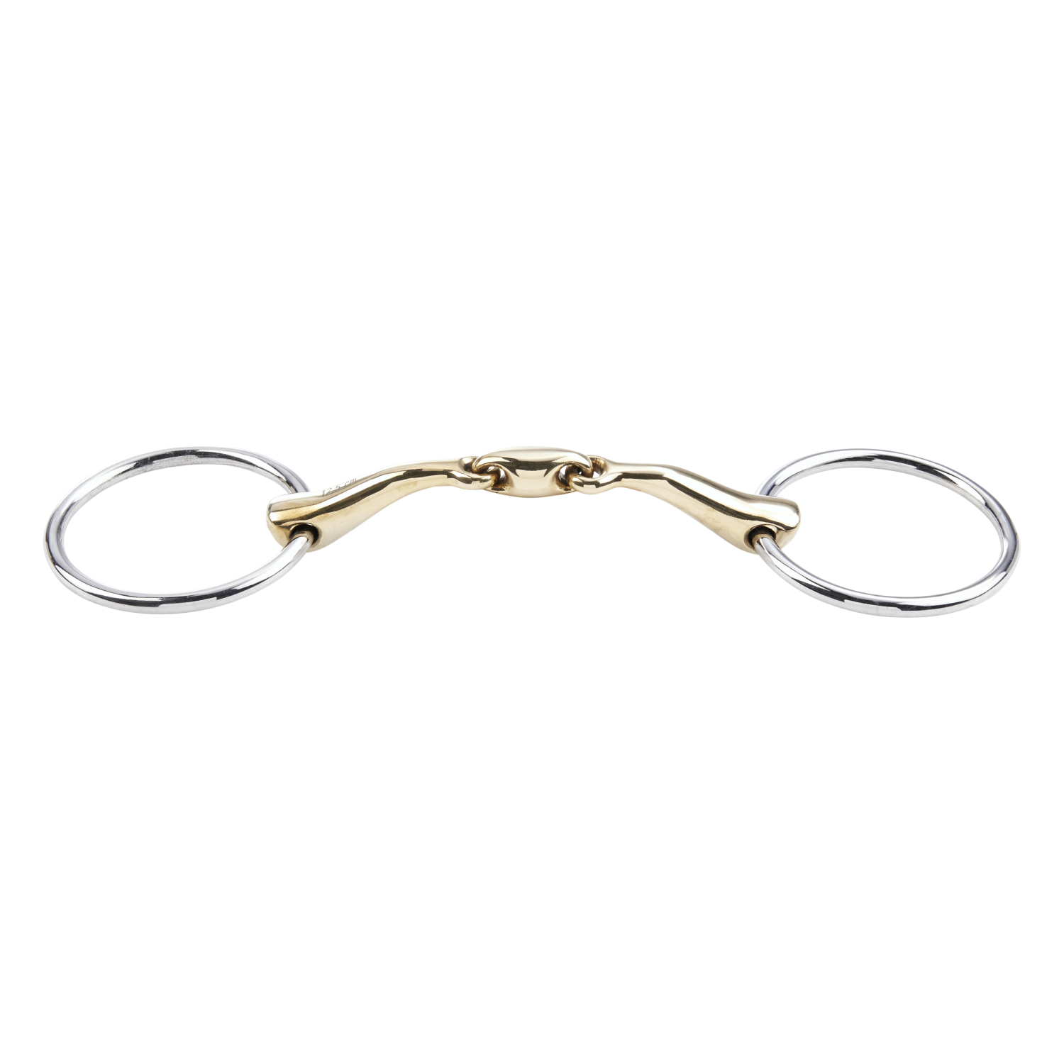 Water snaffle cheekpiece Kaugan®-Shaped 14 mm, double broken