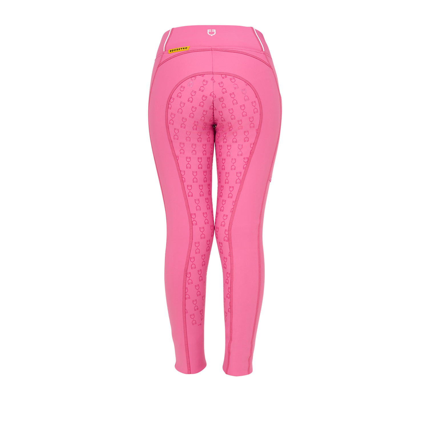 Schmal geschnittene Mädchen-Leggings mit Grip und Logo