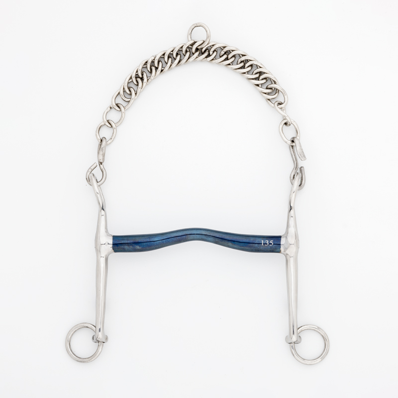 Dressurkandare "Ergonomic" 14mm-Zungenbogen