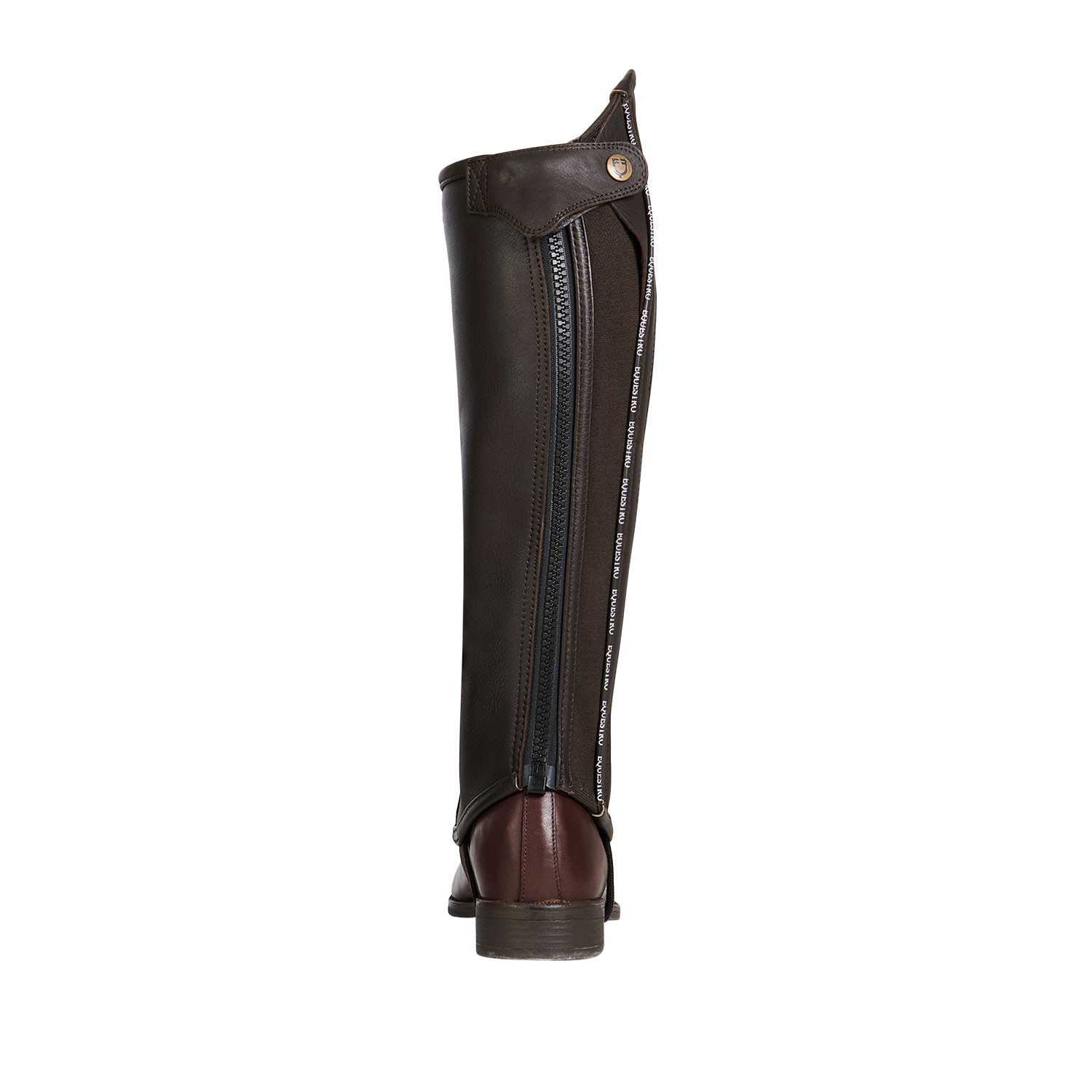 Unisex-Lederstiefeletten mit Kontrastprofil