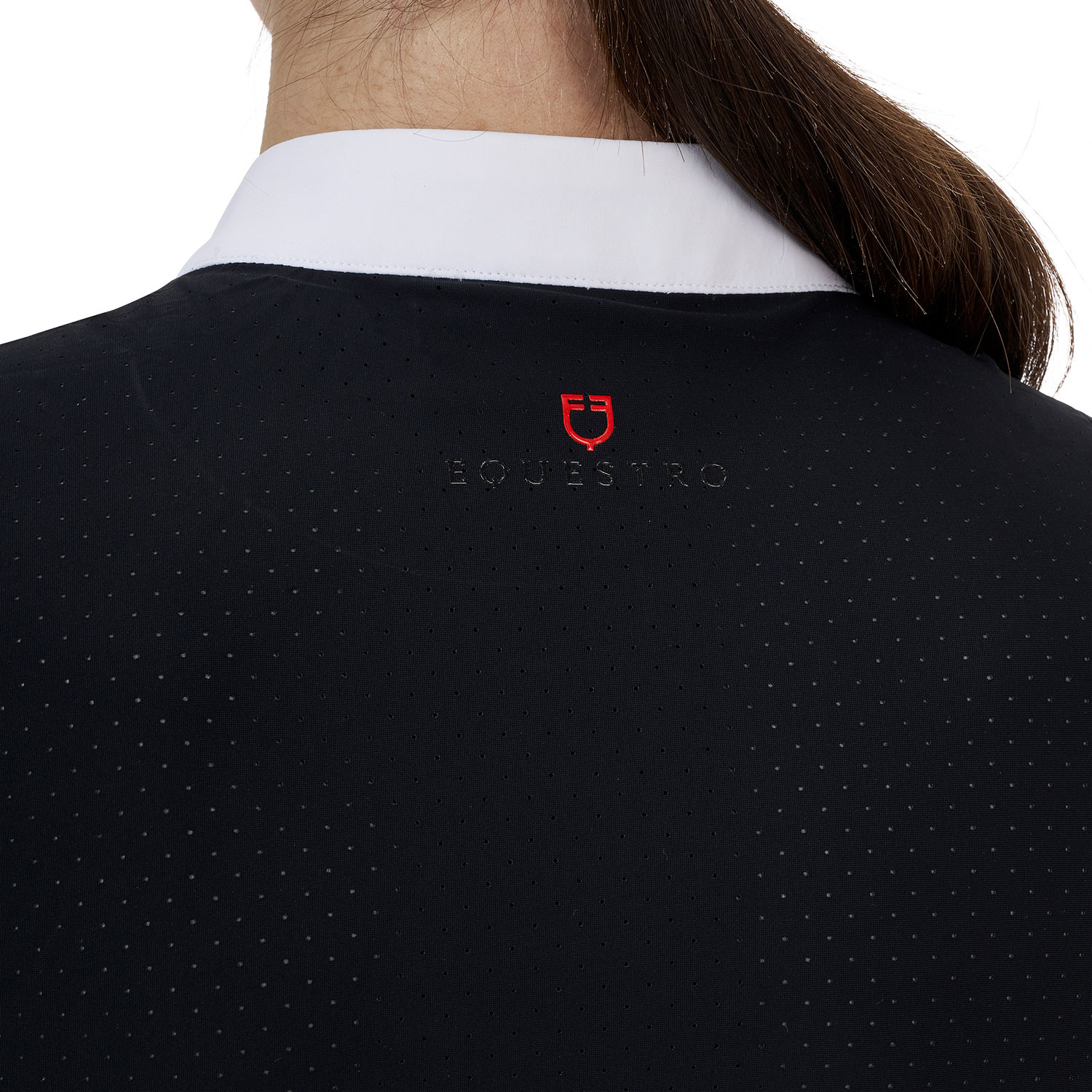 Damen-Turnierpoloshirt mit kurzen Ärmeln und Knöpfen