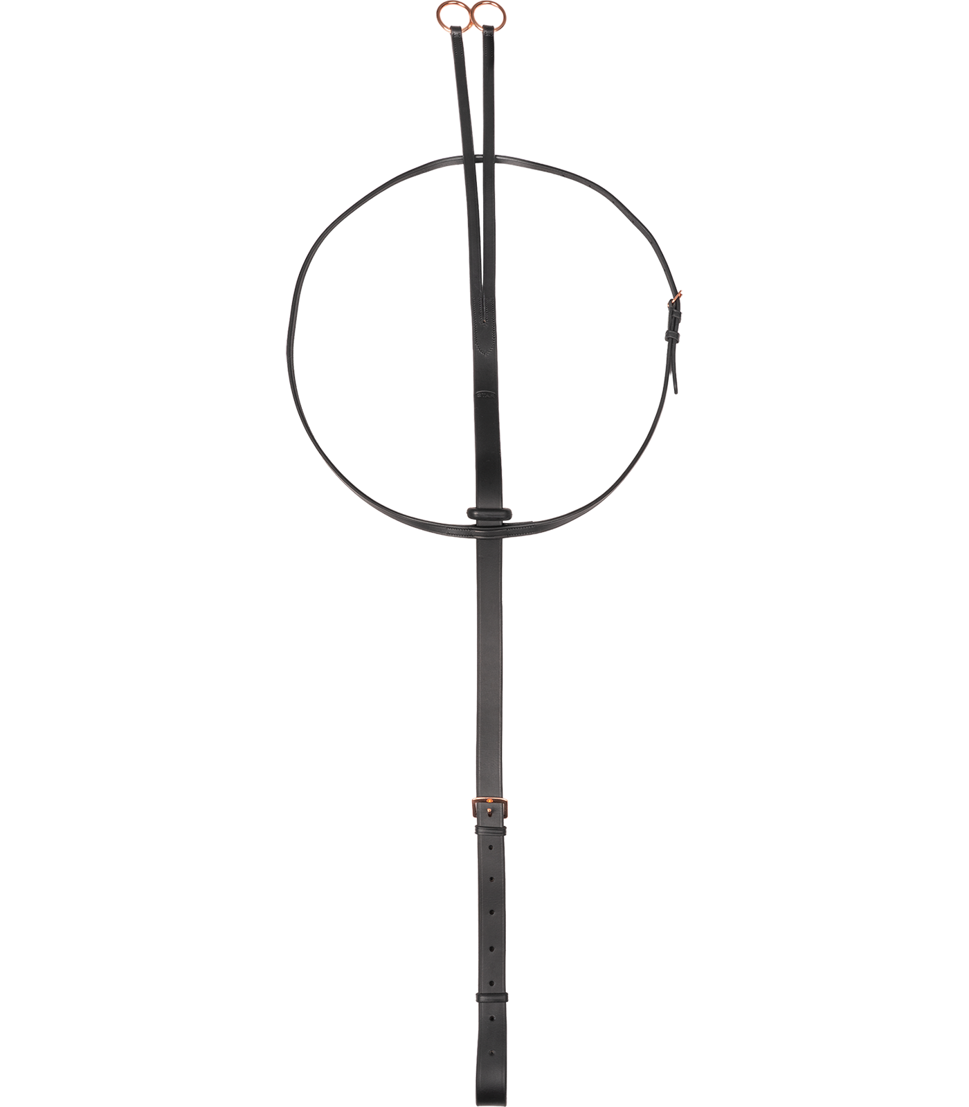 Martingale Roségold, black, Pony