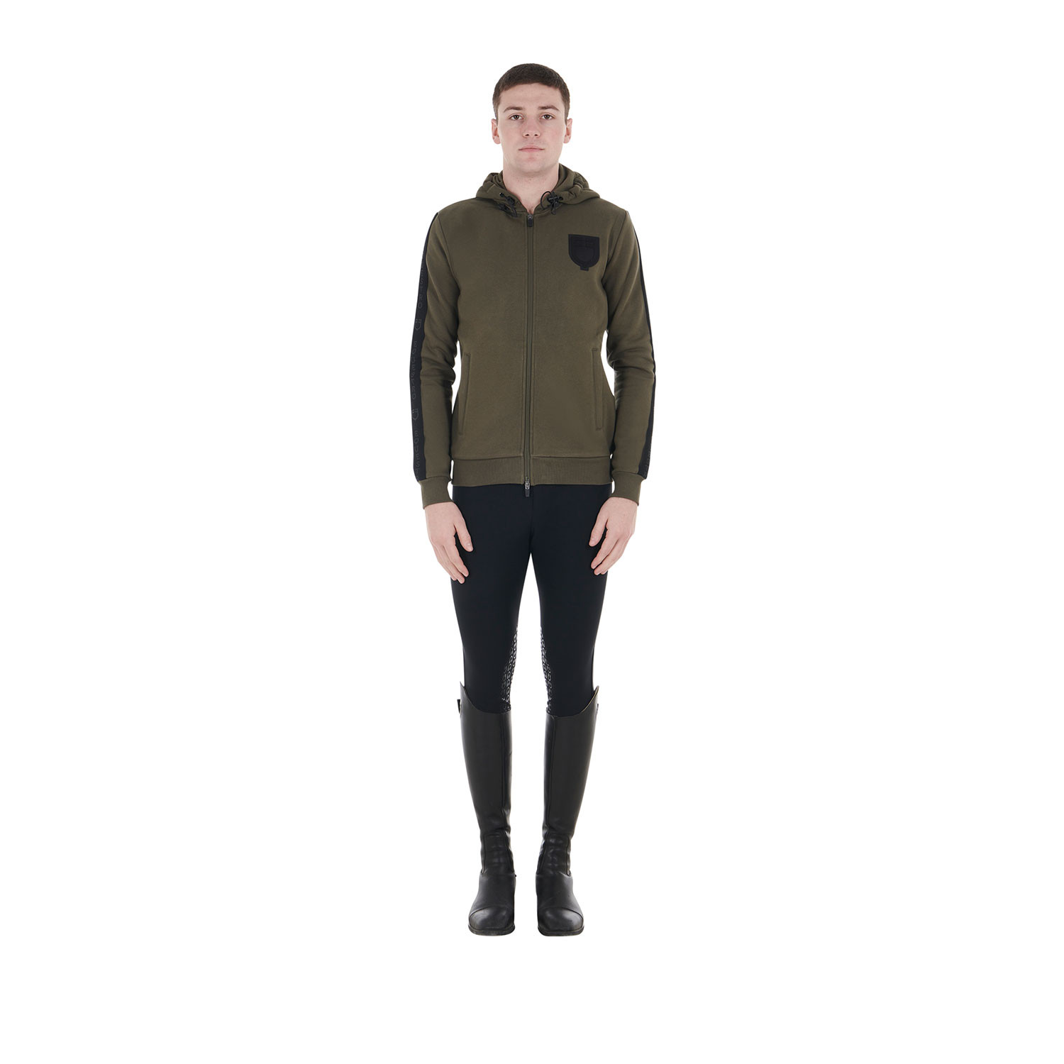 Kapuzen-Sweatshirt für Herren mit Fleece-Innenseite