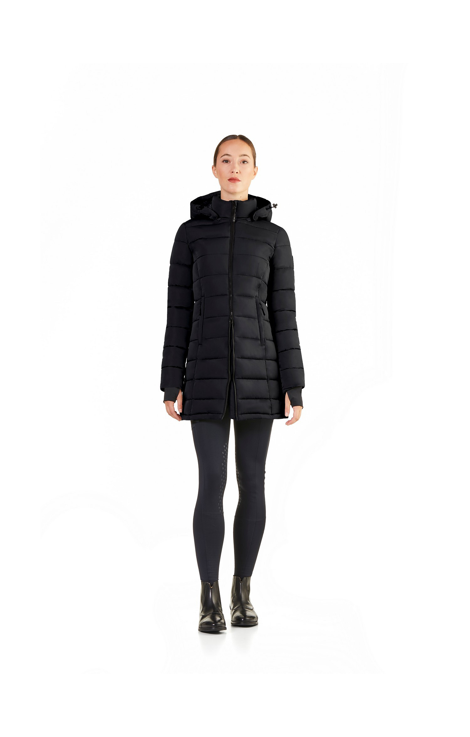 Parka Era lange Steppjacke mit abnehmbarer Kapuze