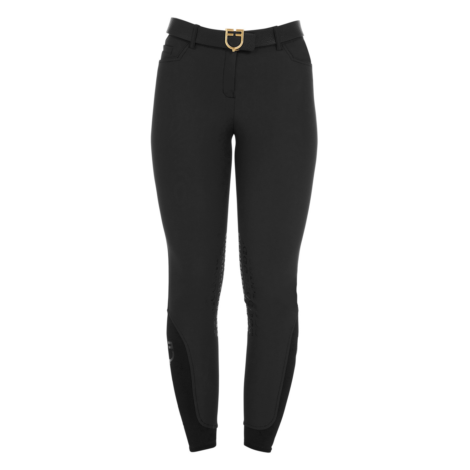 Schmale Damen-Grip-Reithose mit Logo