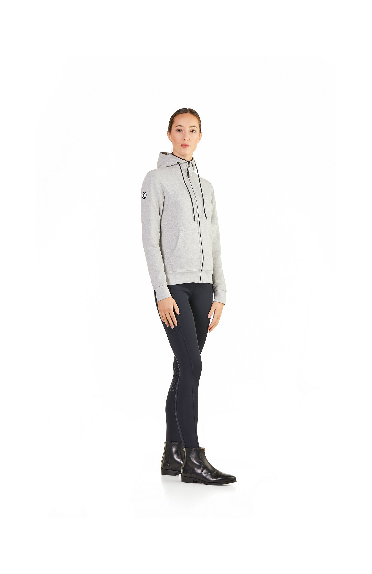 ZOW Sweatshirt Damen mit Kapuze und Reißverschluss, wasserabweisend