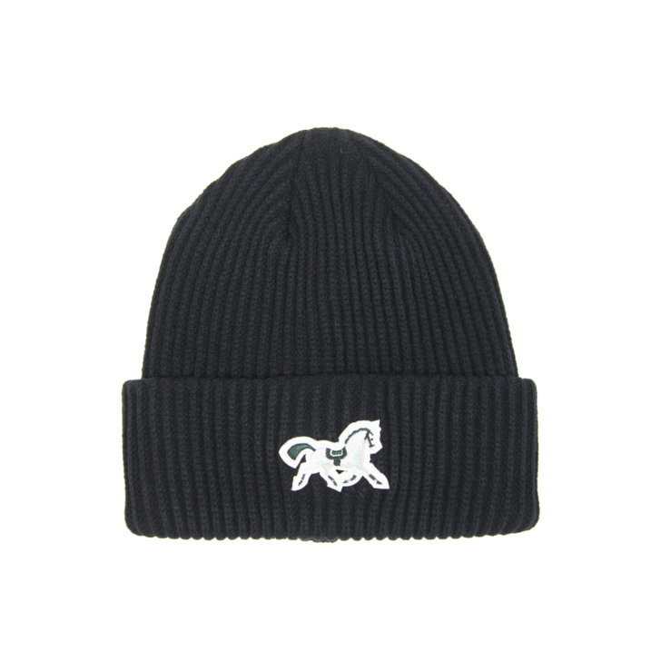 Cap black horse