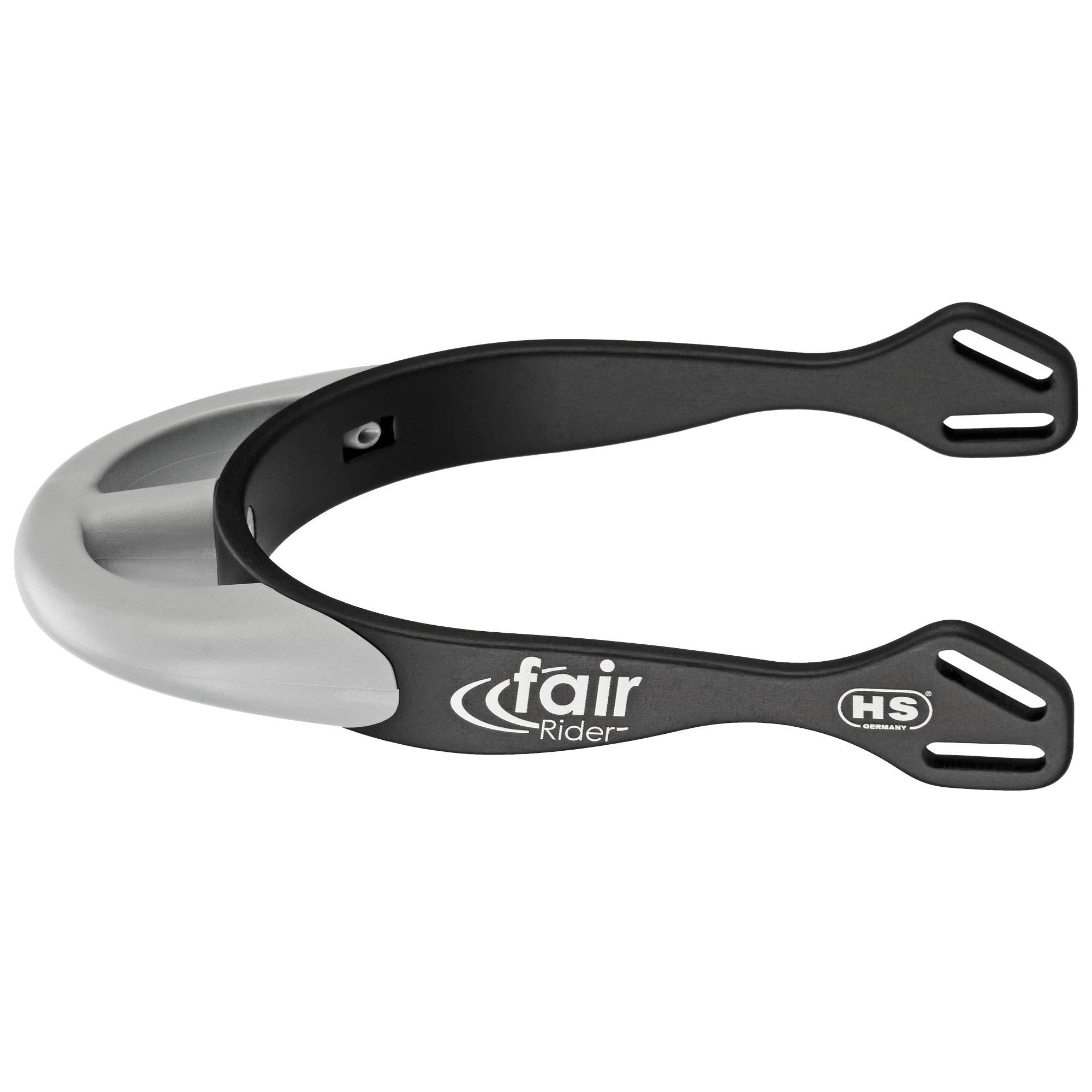 Spurs Fairrider aluminium, 25 mm, flat rounded