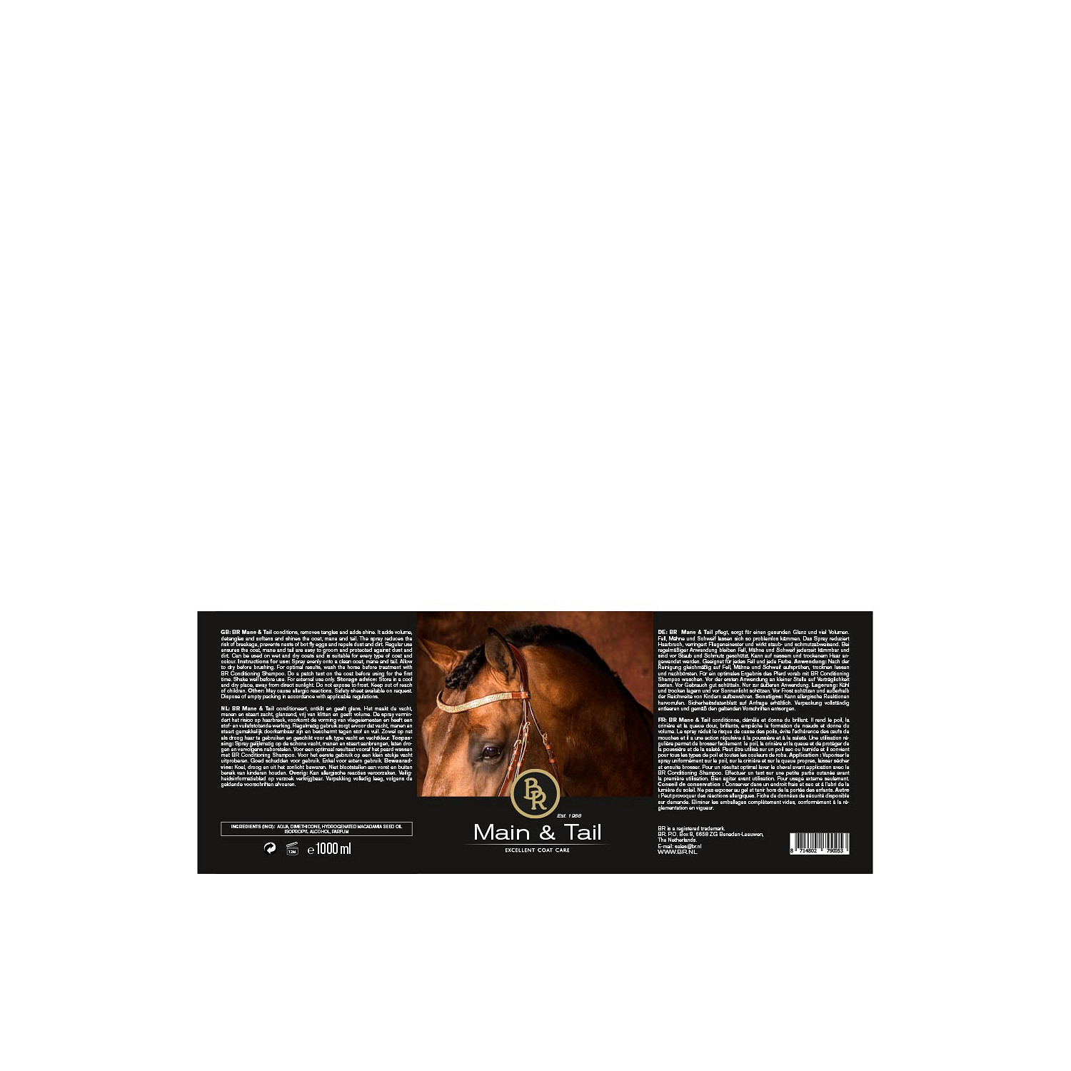 Mane and Tail lotion 1ltr